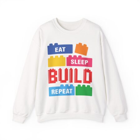 Eat Sleep Build Crewneck Sweatshirt
