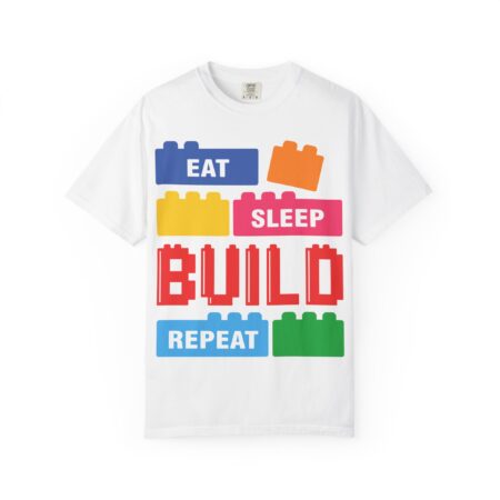Eat Sleep Build Heavy Cotton Tee