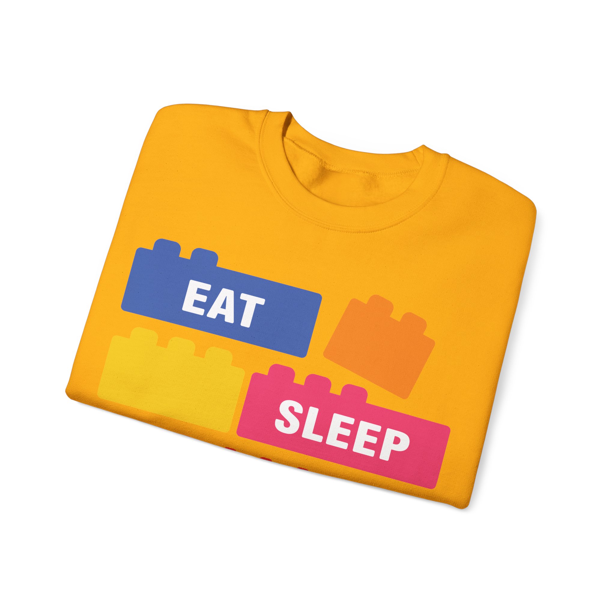 Eat Sleep Build Crewneck Sweatshirt - Image 23
