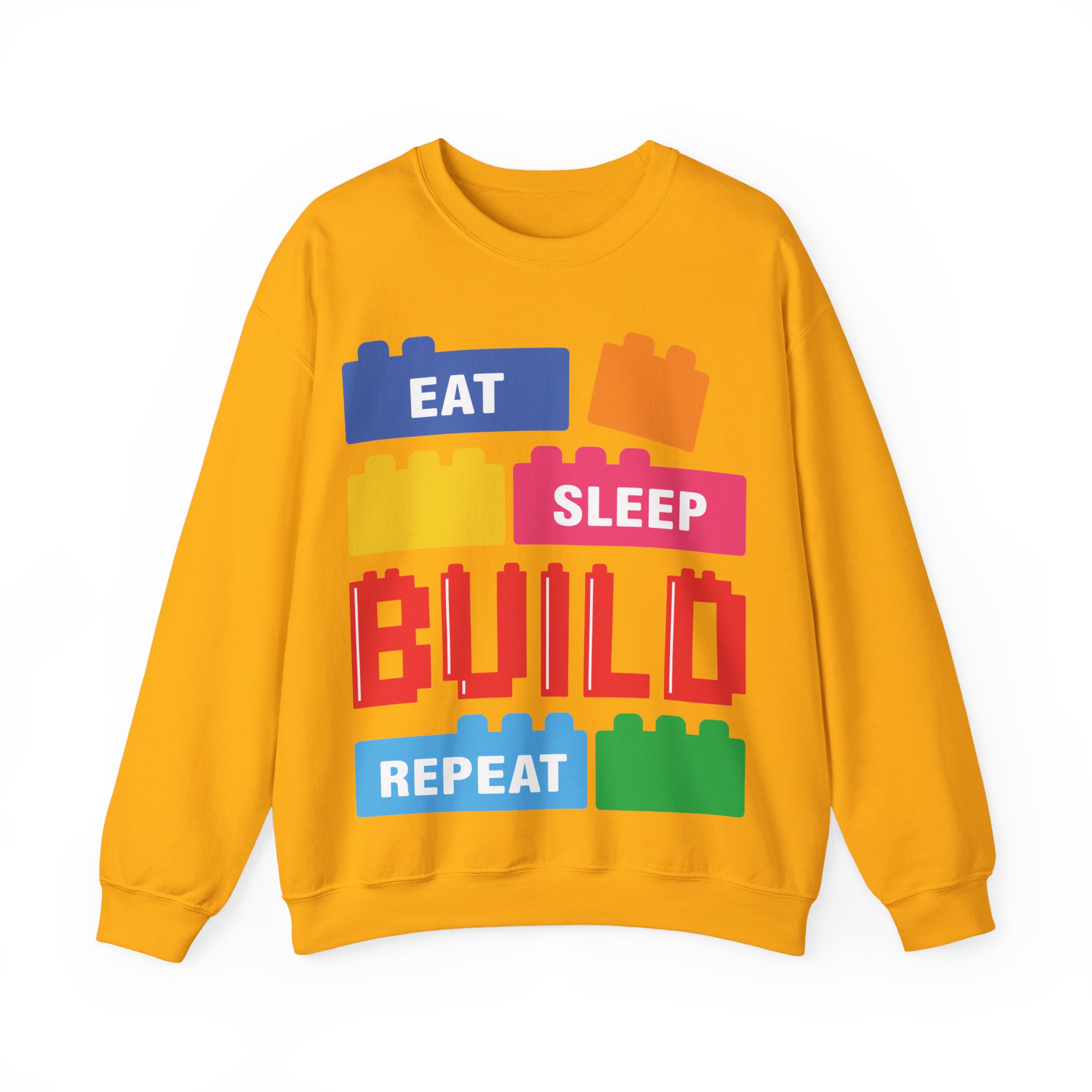 Eat Sleep Build Crewneck Sweatshirt - Image 21