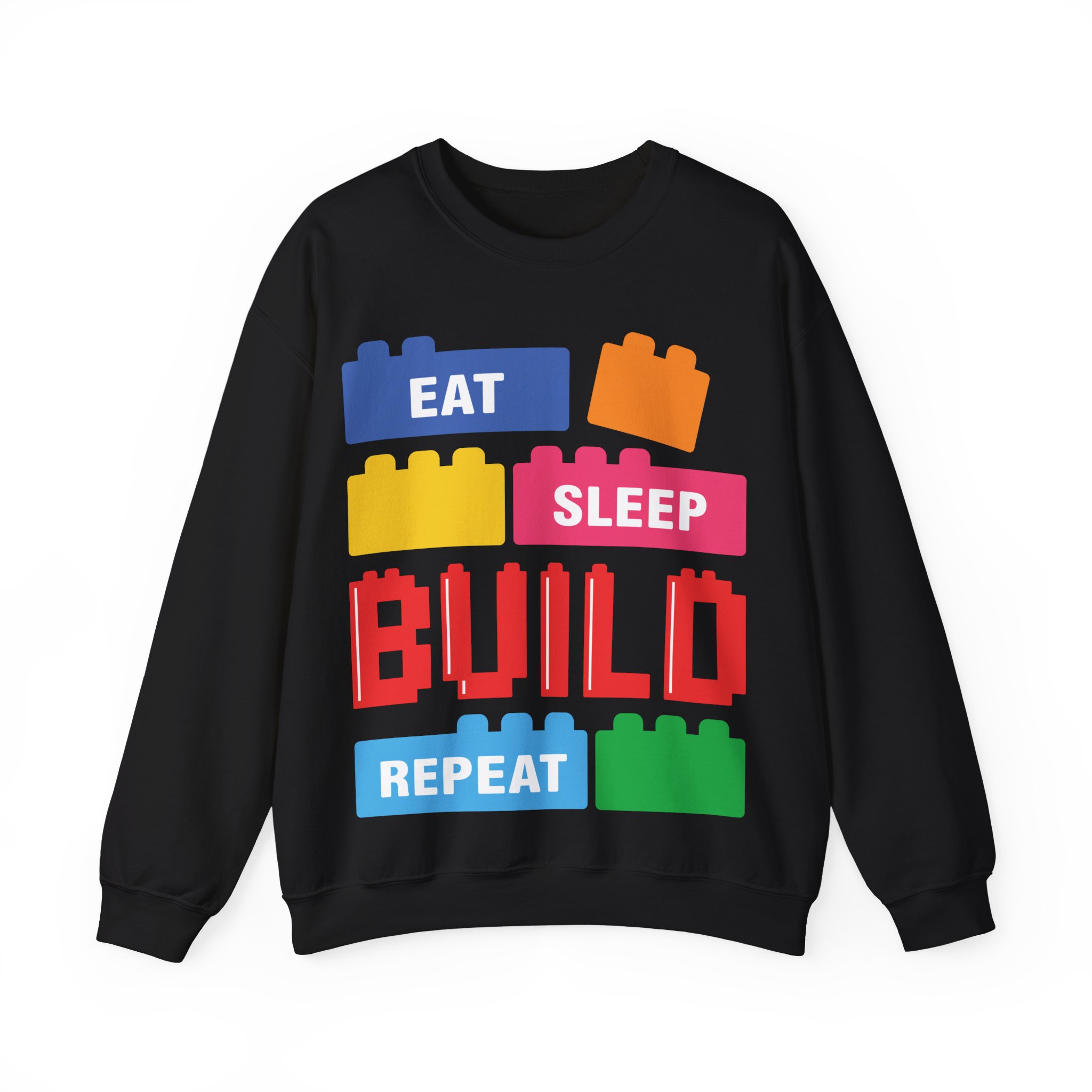 Eat Sleep Build Crewneck Sweatshirt - Image 5
