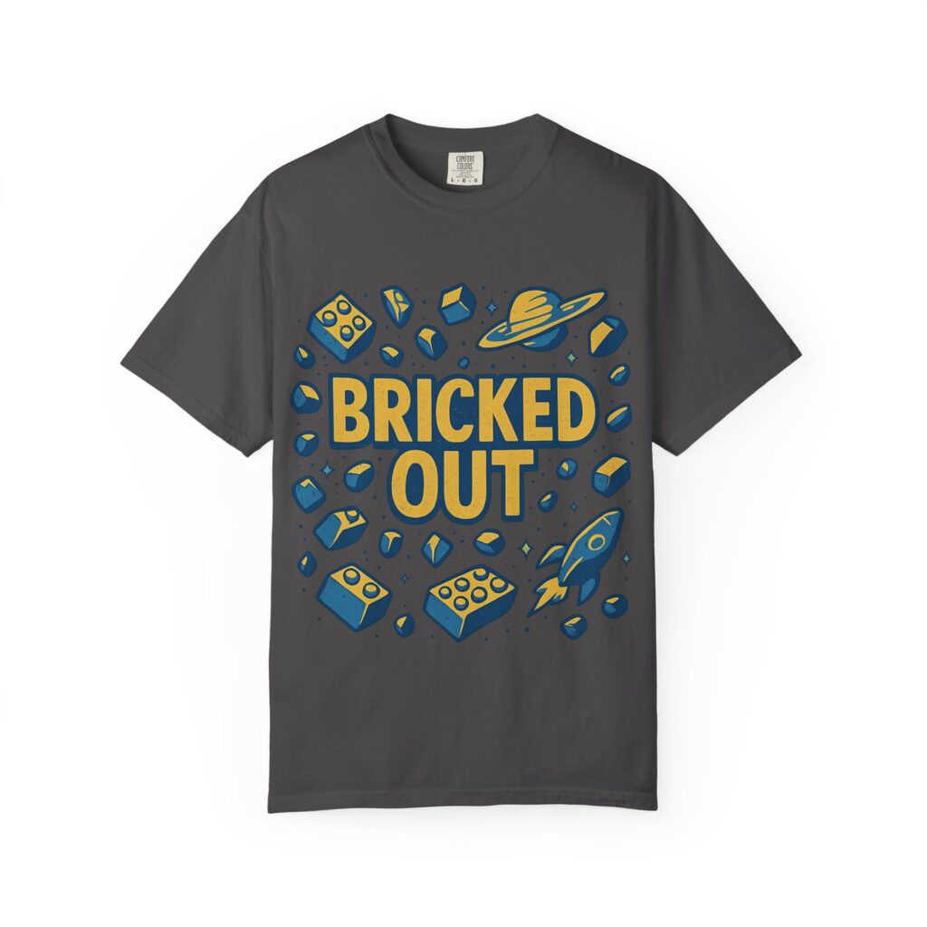 Bricked Out Graphic T-Shirt — Space Lego Builder Tee