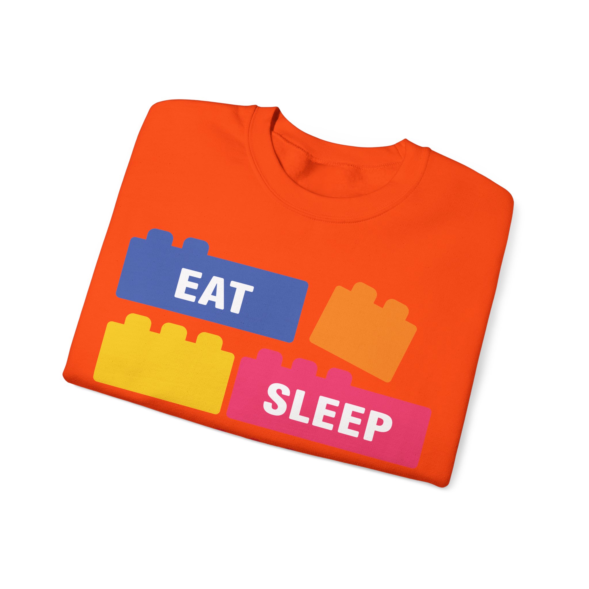 Eat Sleep Build Crewneck Sweatshirt - Image 27