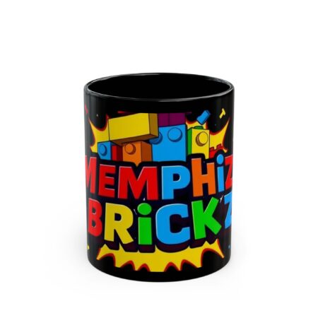 Memphiz Brickz Logo Black Coffee Mug 11oz
