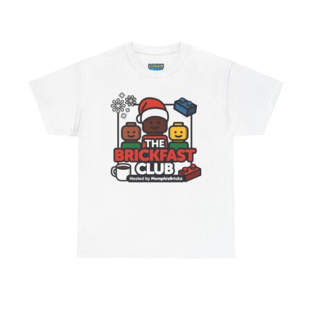 Limited Edition Brickfast Club Christmas Tee designed by LoganBrickz