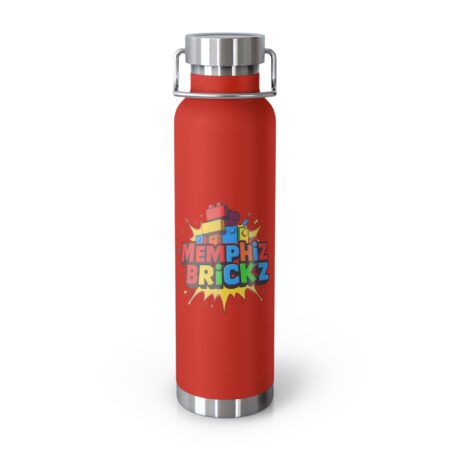 Memphiz Brickz 22oz Vacuum Bottle — Insulated Stainless Water Bottle