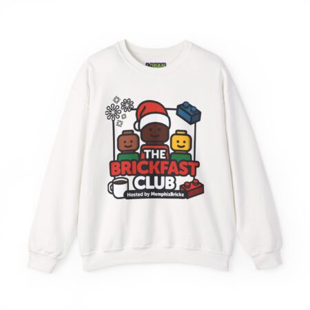 Limited Edition Brickfast Club Christmas Crewneck Sweatshirt designed by LoganBrickz