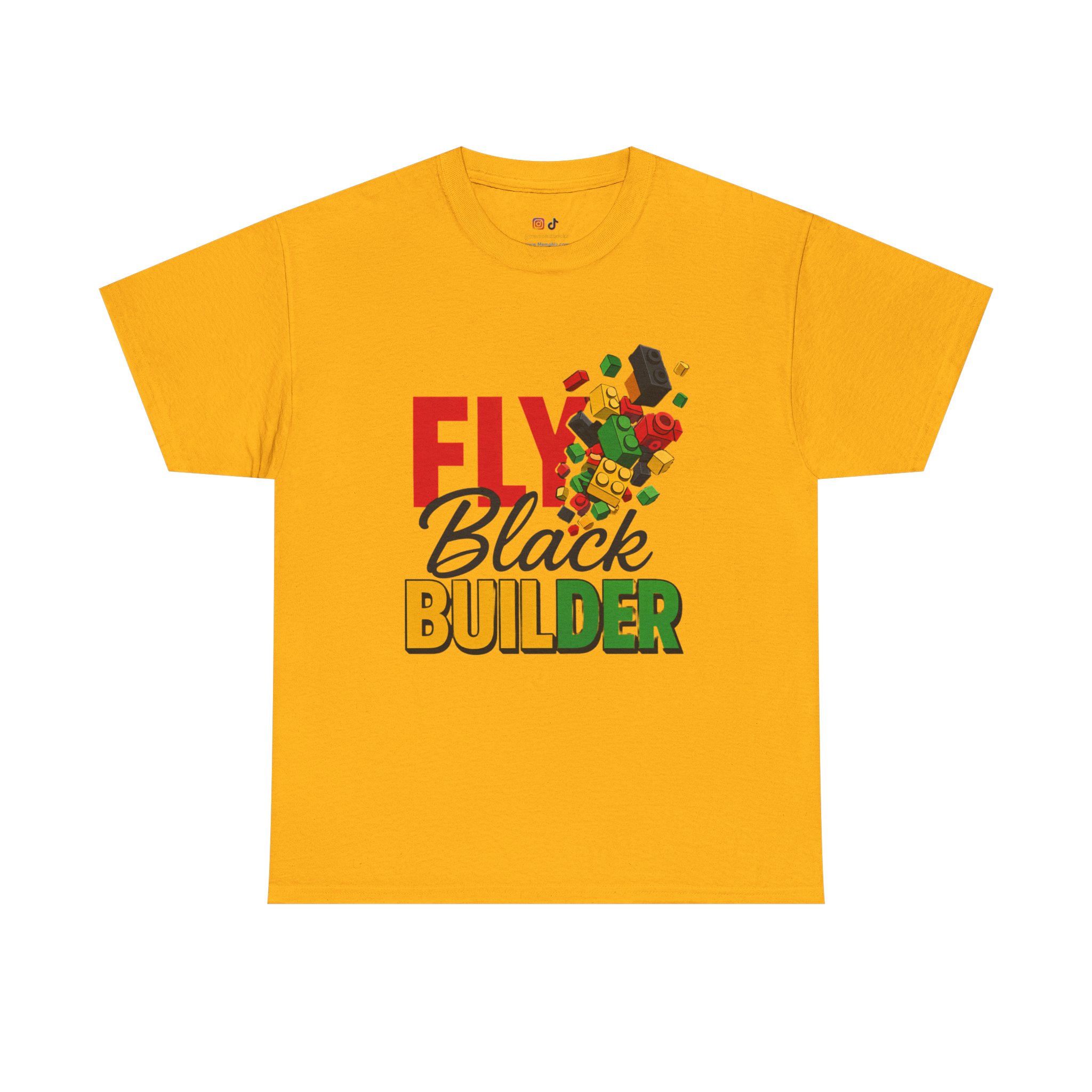 Fly Black Builder Black History Edition T-Shirt - Image 21