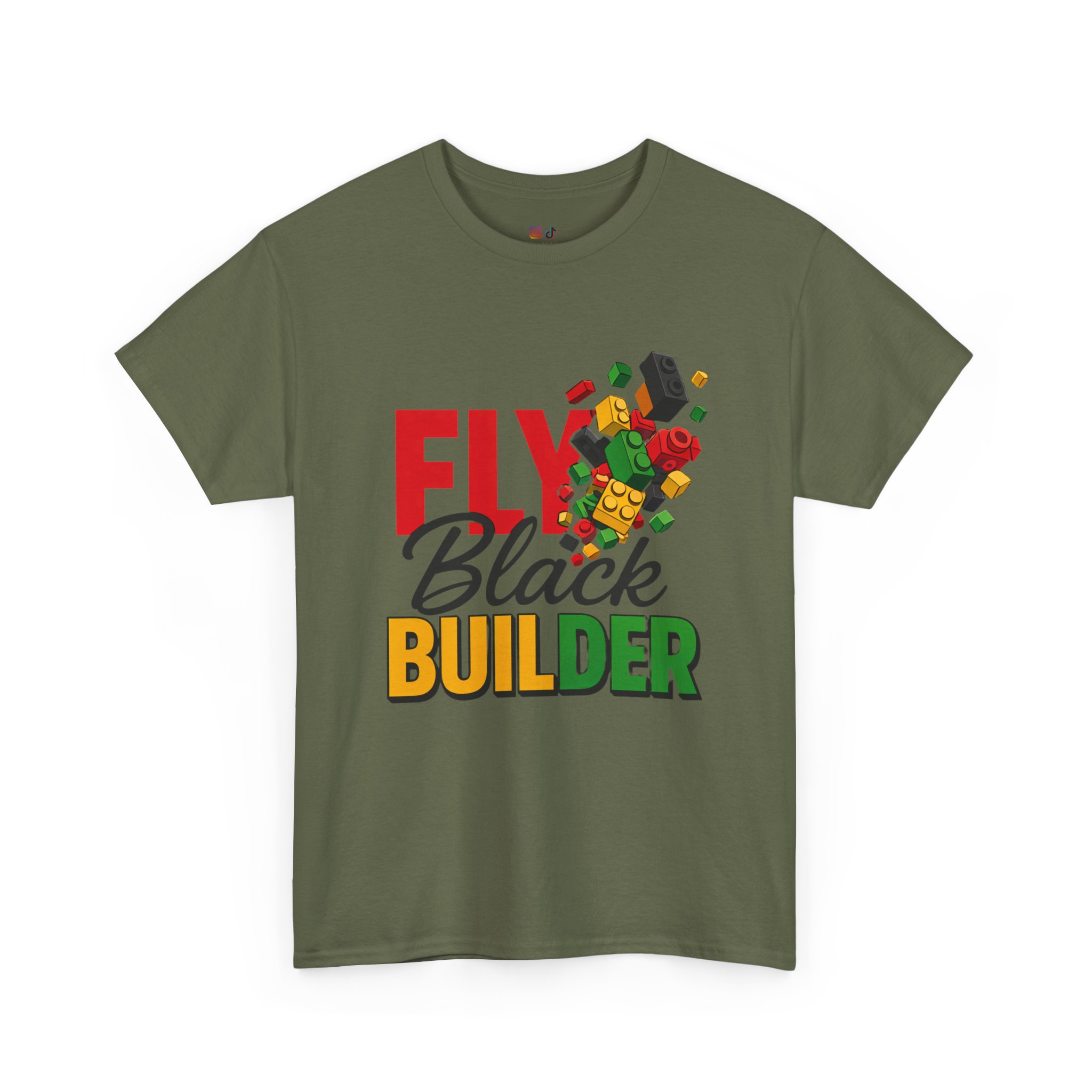 Fly Black Builder Black History Edition T-Shirt - Image 37