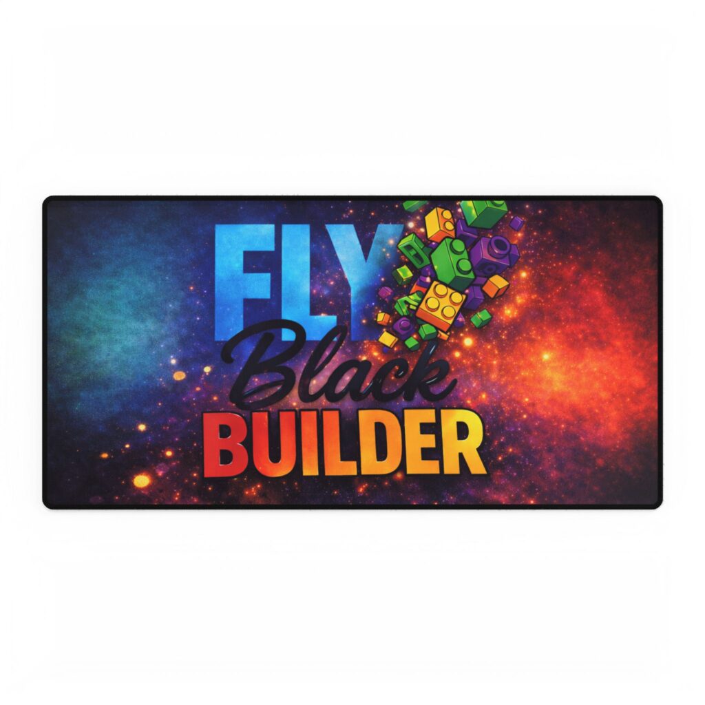 Fly Black Builder Desk Mat