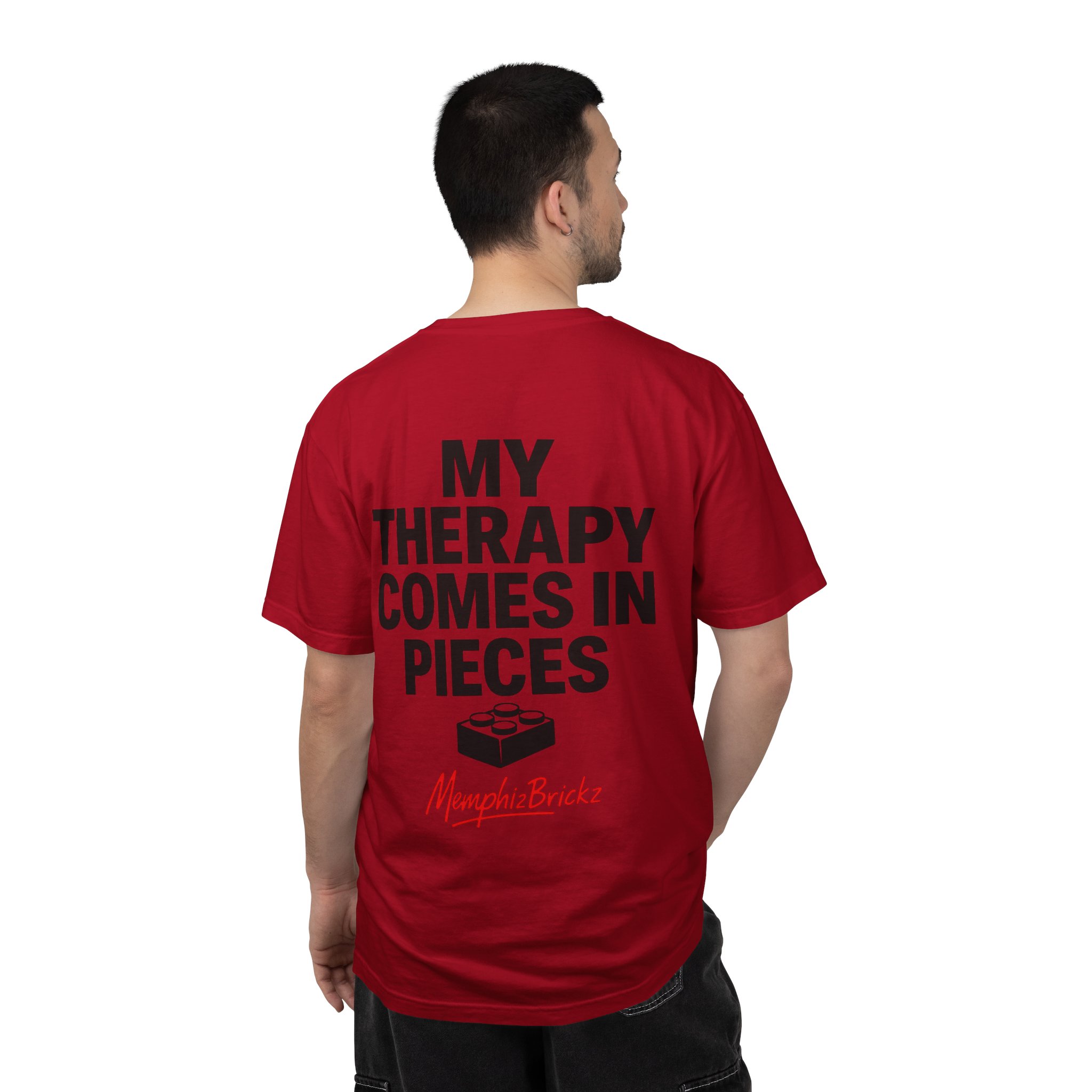 Brick Therapy T-Shirt — “My Therapy Comes in Pieces” Lego Fan Tee - Image 18