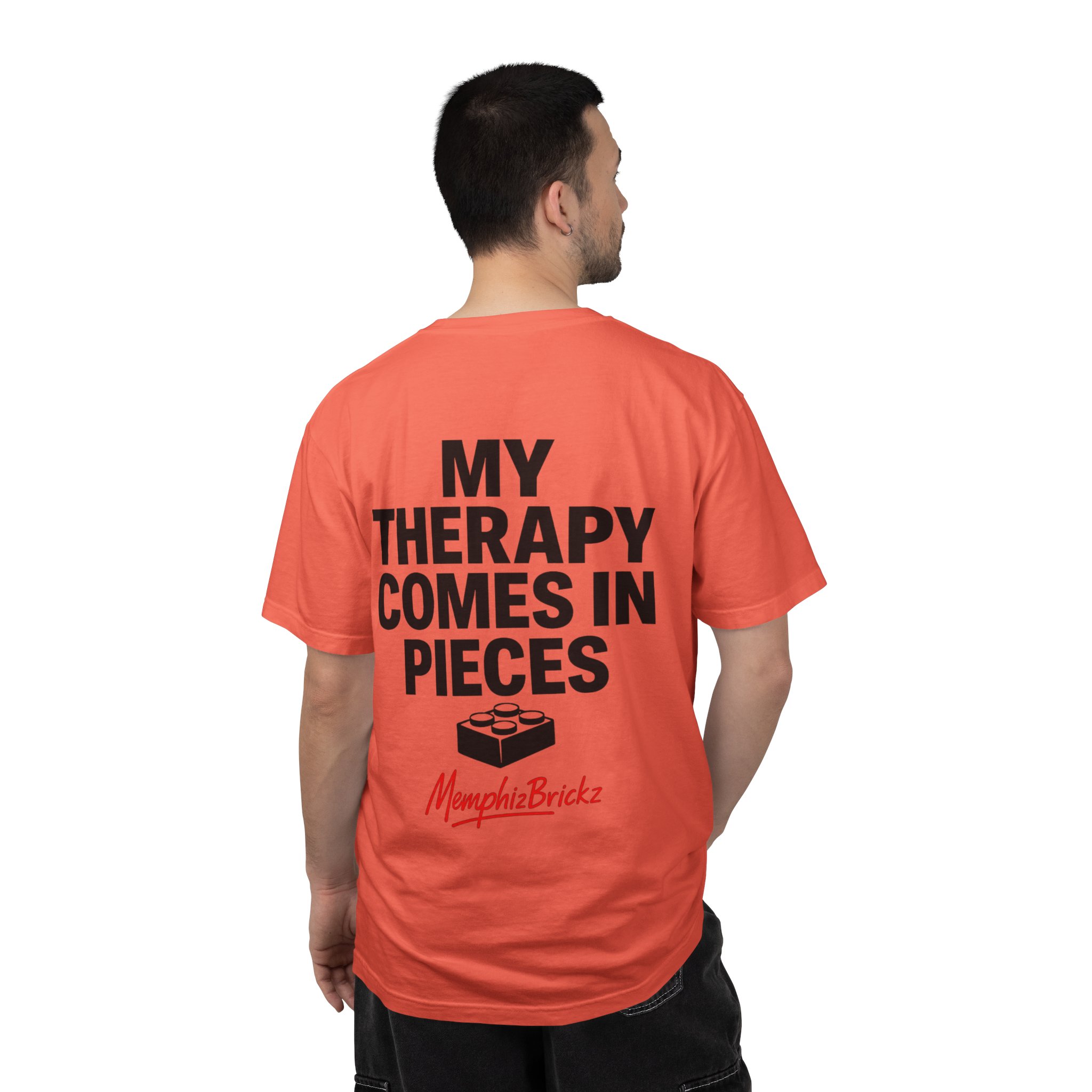 Brick Therapy T-Shirt — “My Therapy Comes in Pieces” Lego Fan Tee - Image 15