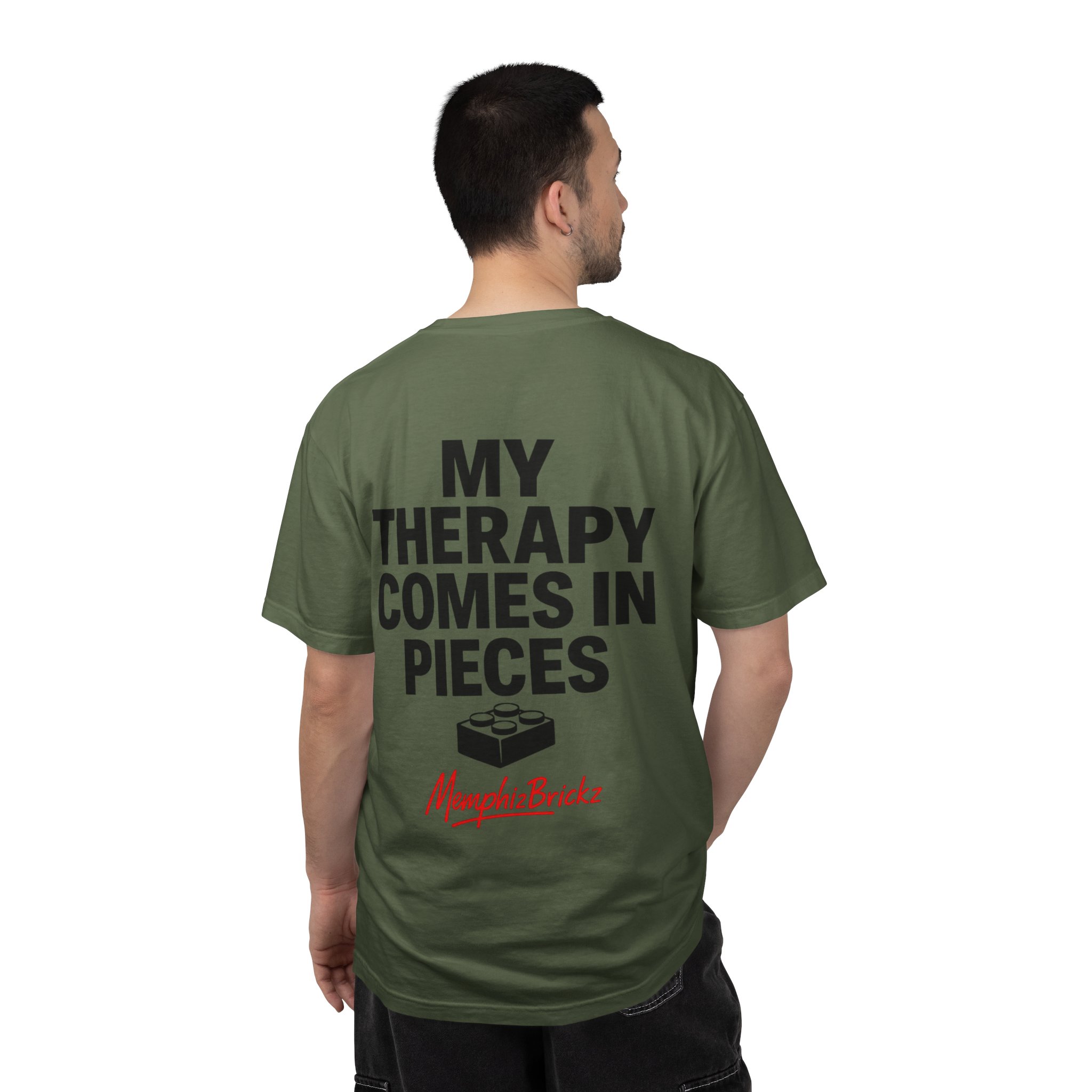 Brick Therapy T-Shirt — “My Therapy Comes in Pieces” Lego Fan Tee - Image 14