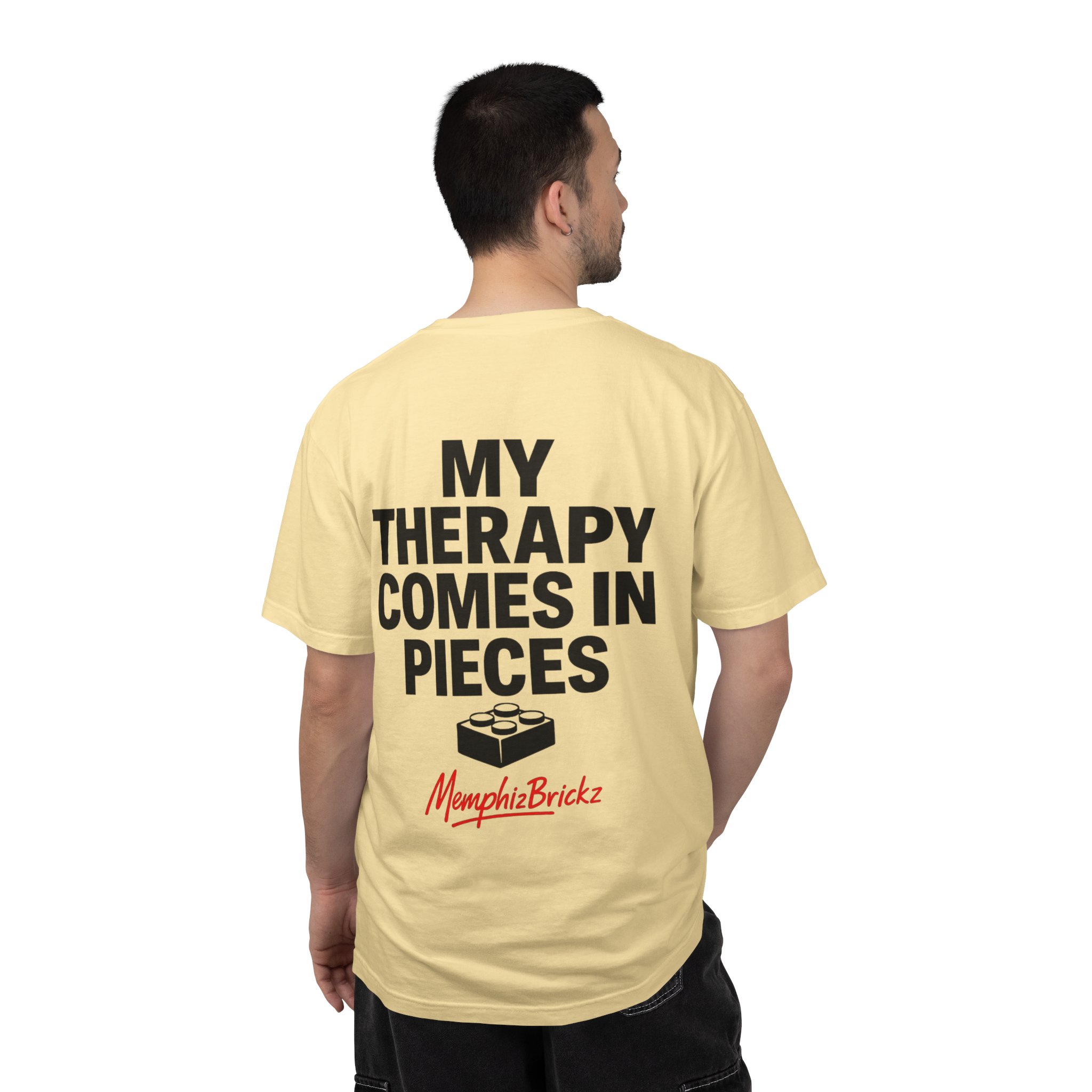 Brick Therapy T-Shirt — “My Therapy Comes in Pieces” Lego Fan Tee - Image 19