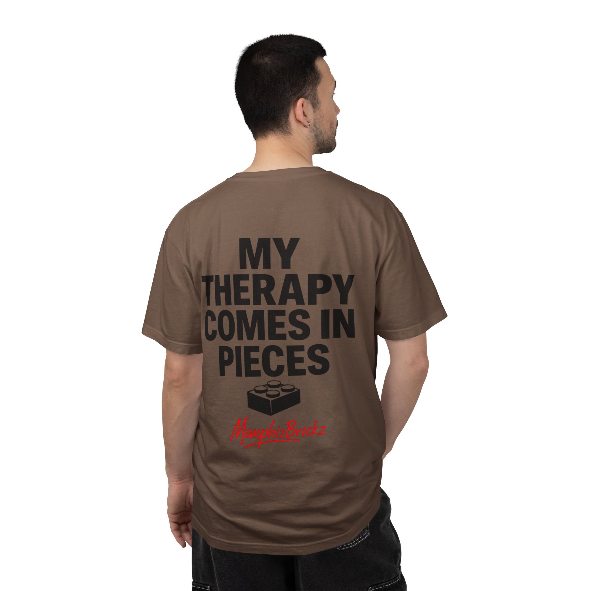Brick Therapy T-Shirt — “My Therapy Comes in Pieces” Lego Fan Tee - Image 21