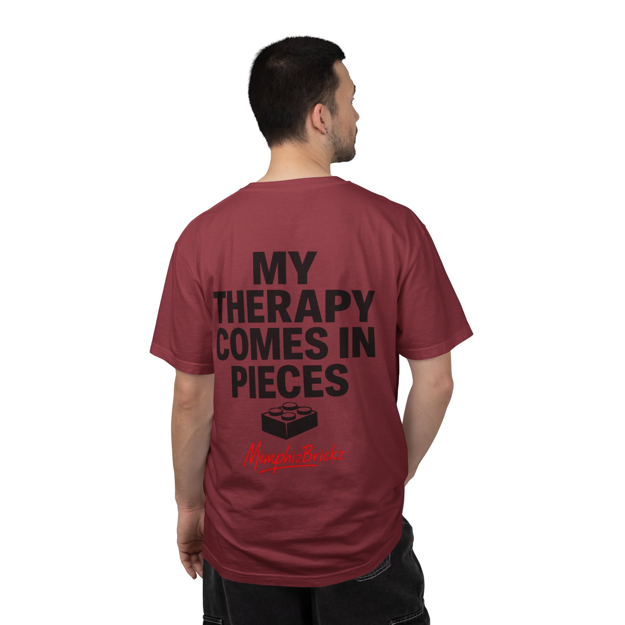 Brick Therapy T-Shirt — “My Therapy Comes in Pieces” Lego Fan Tee - Image 16