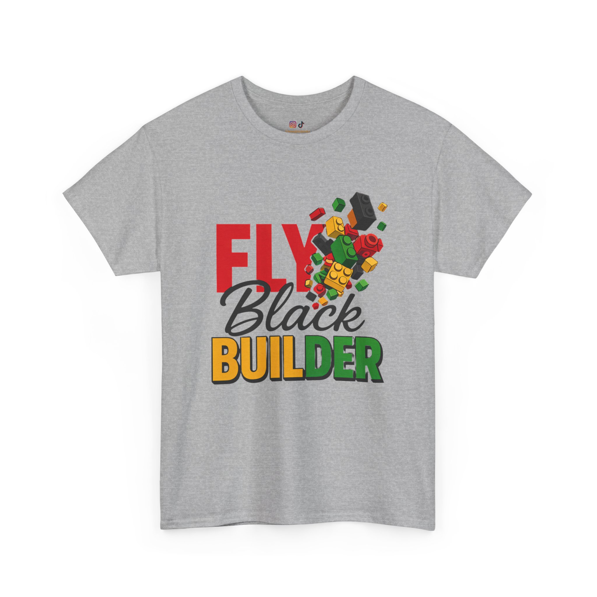 Fly Black Builder Black History Edition T-Shirt - Image 14