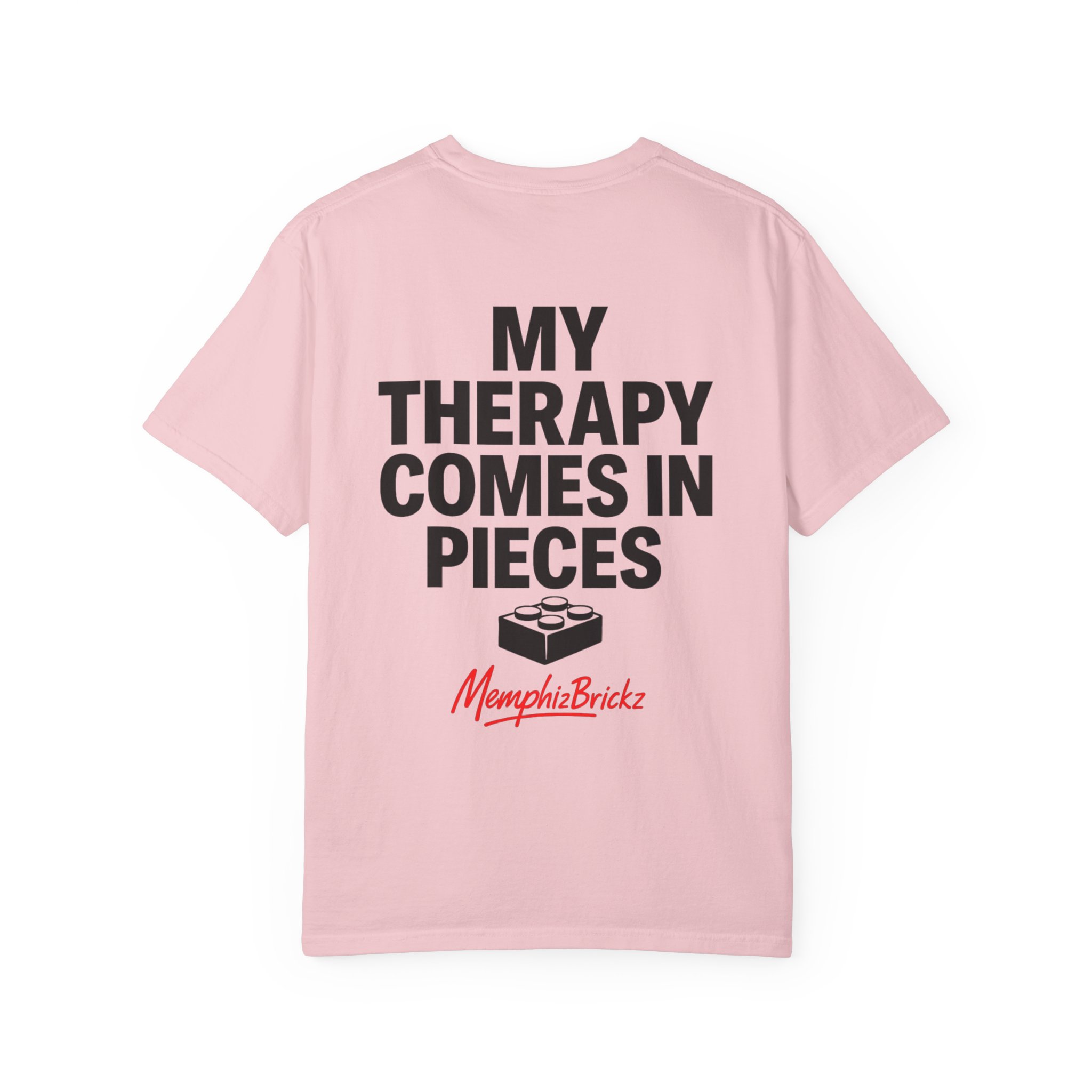 Brick Therapy T-Shirt — “My Therapy Comes in Pieces” Lego Fan Tee - Image 7