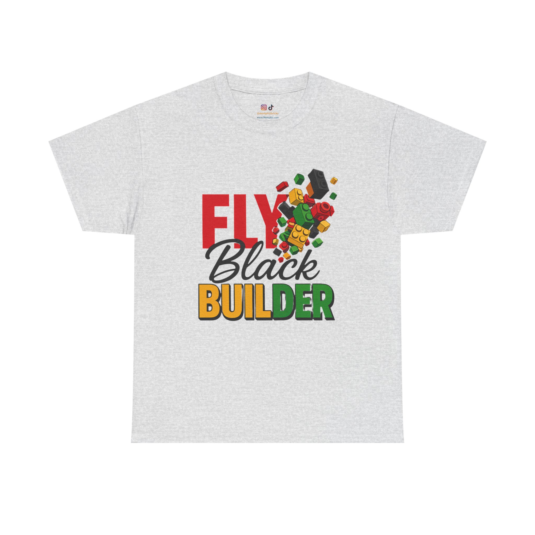 Fly Black Builder Black History Edition T-Shirt - Image 5