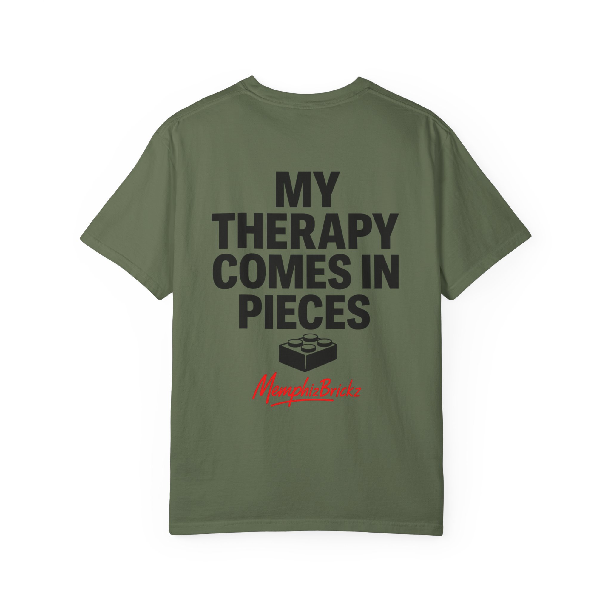 Brick Therapy T-Shirt — “My Therapy Comes in Pieces” Lego Fan Tee - Image 48