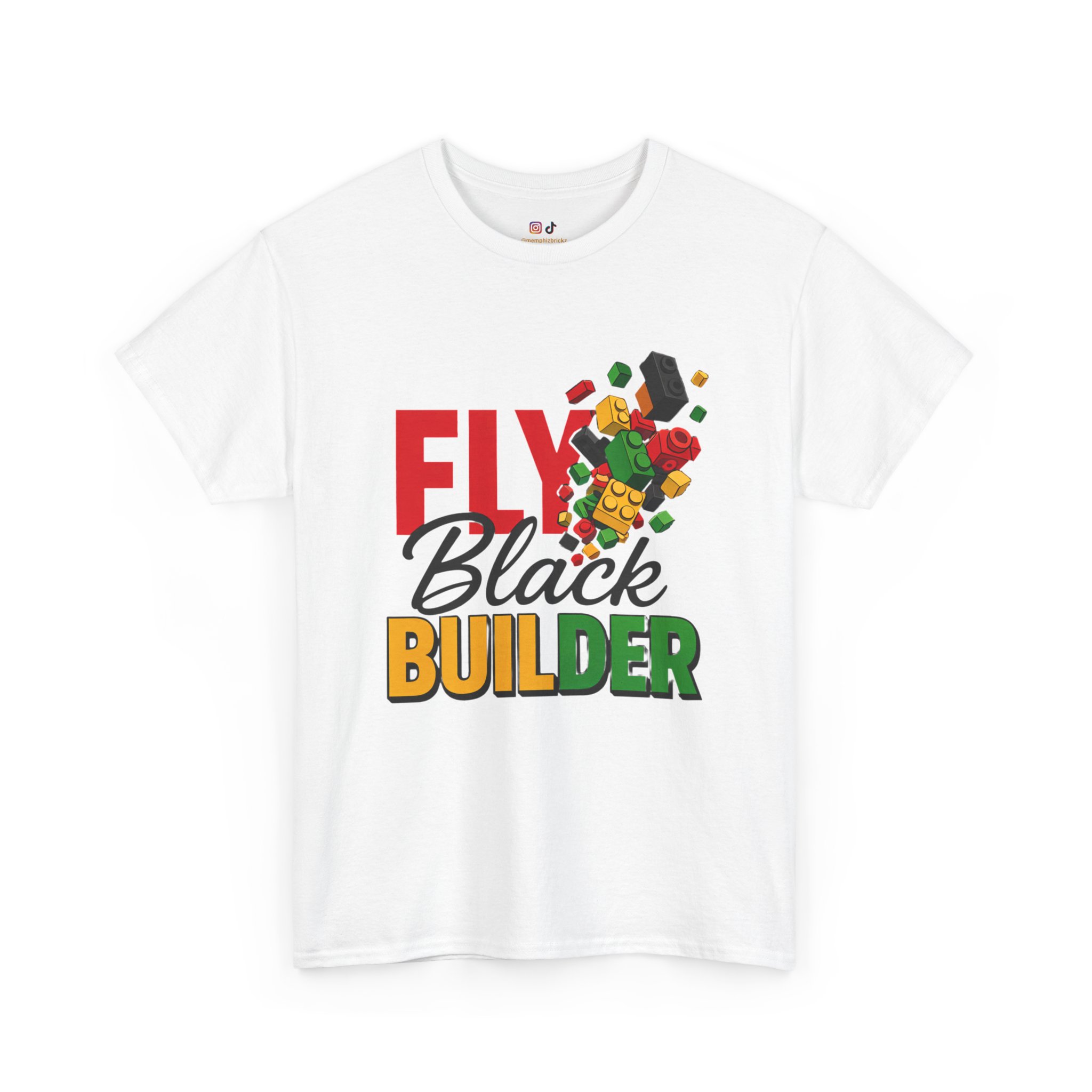 Fly Black Builder Black History Edition T-Shirt - Image 2