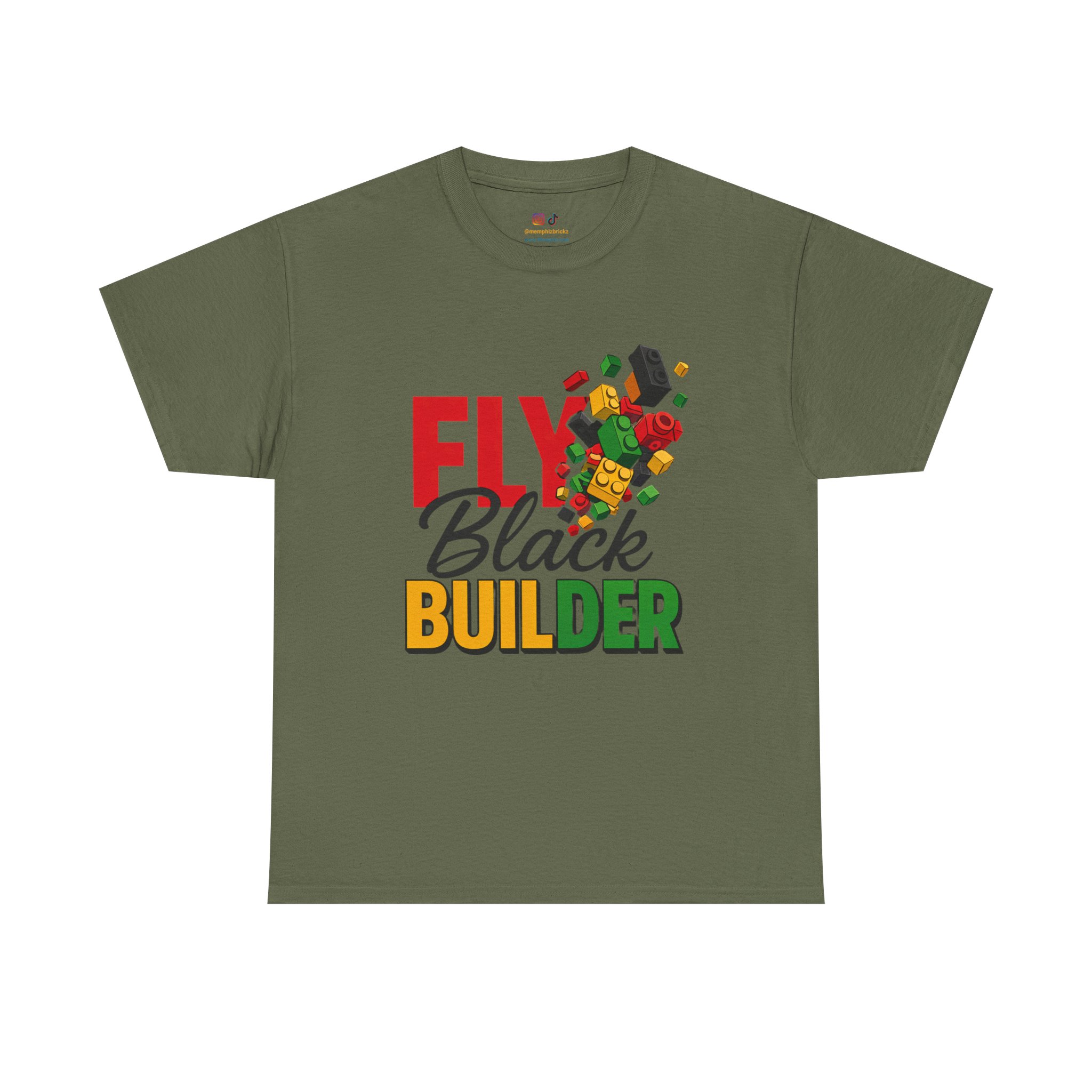 Fly Black Builder Black History Edition T-Shirt - Image 29