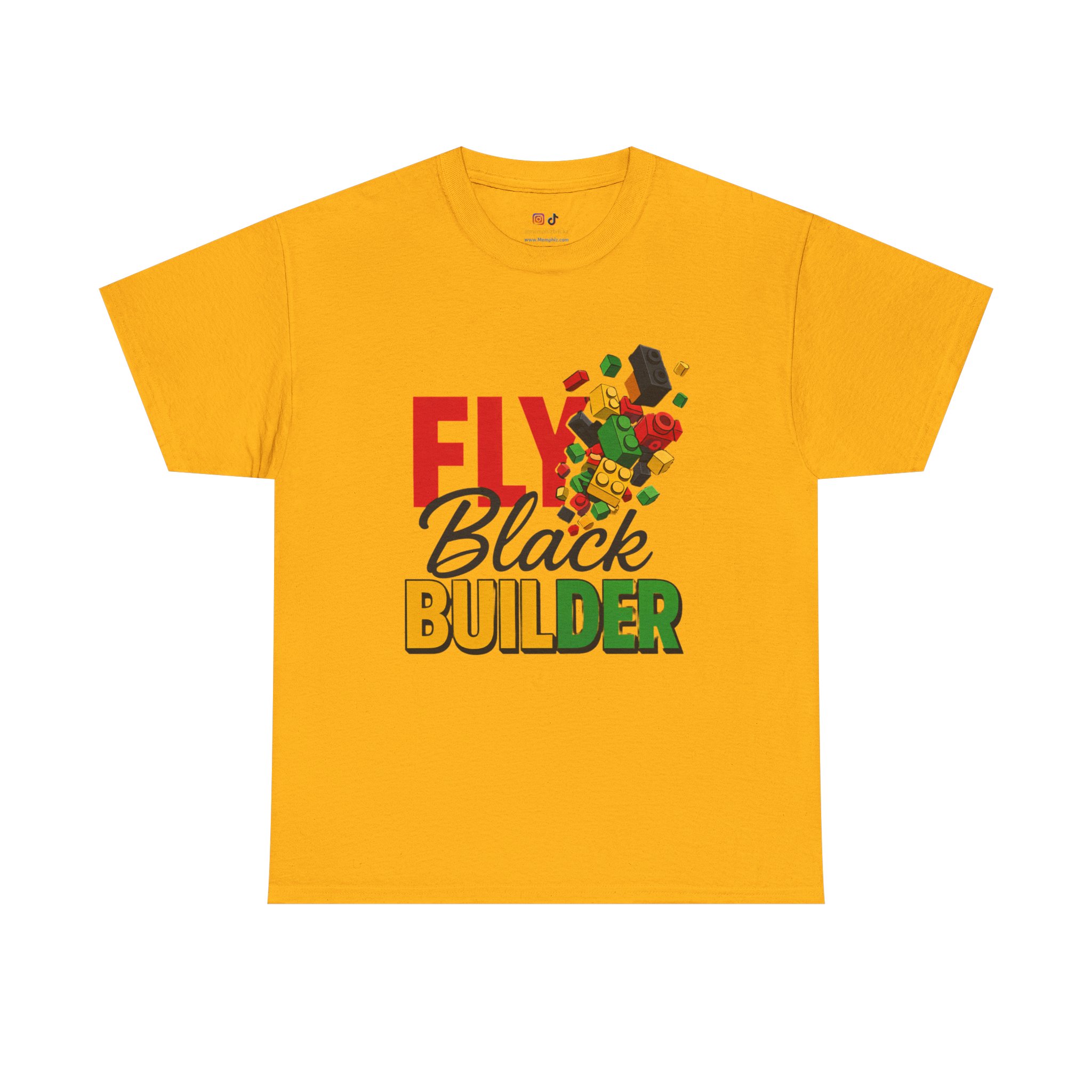 Fly Black Builder Black History Edition T-Shirt - Image 17