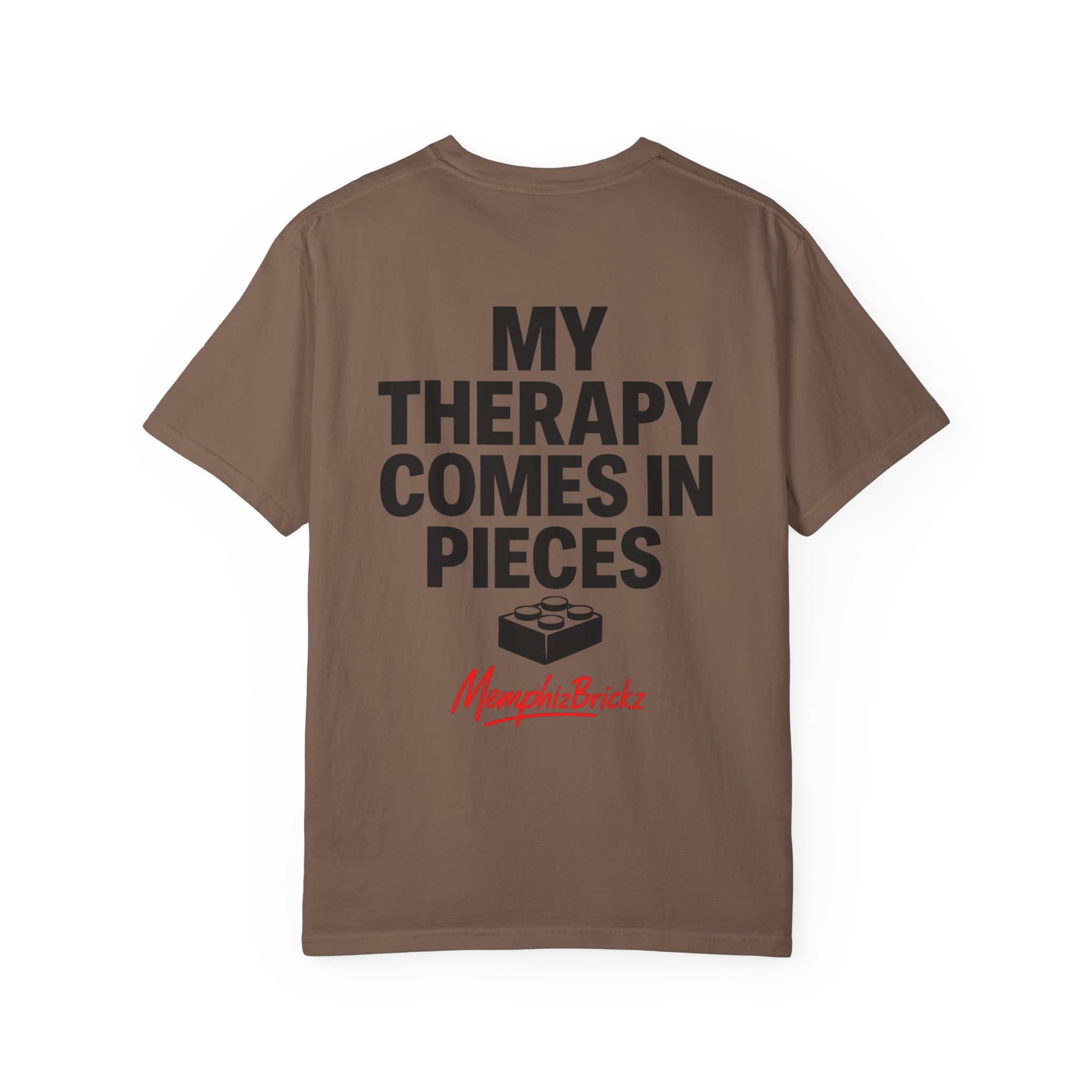Brick Therapy T-Shirt — “My Therapy Comes in Pieces” Lego Fan Tee - Image 44
