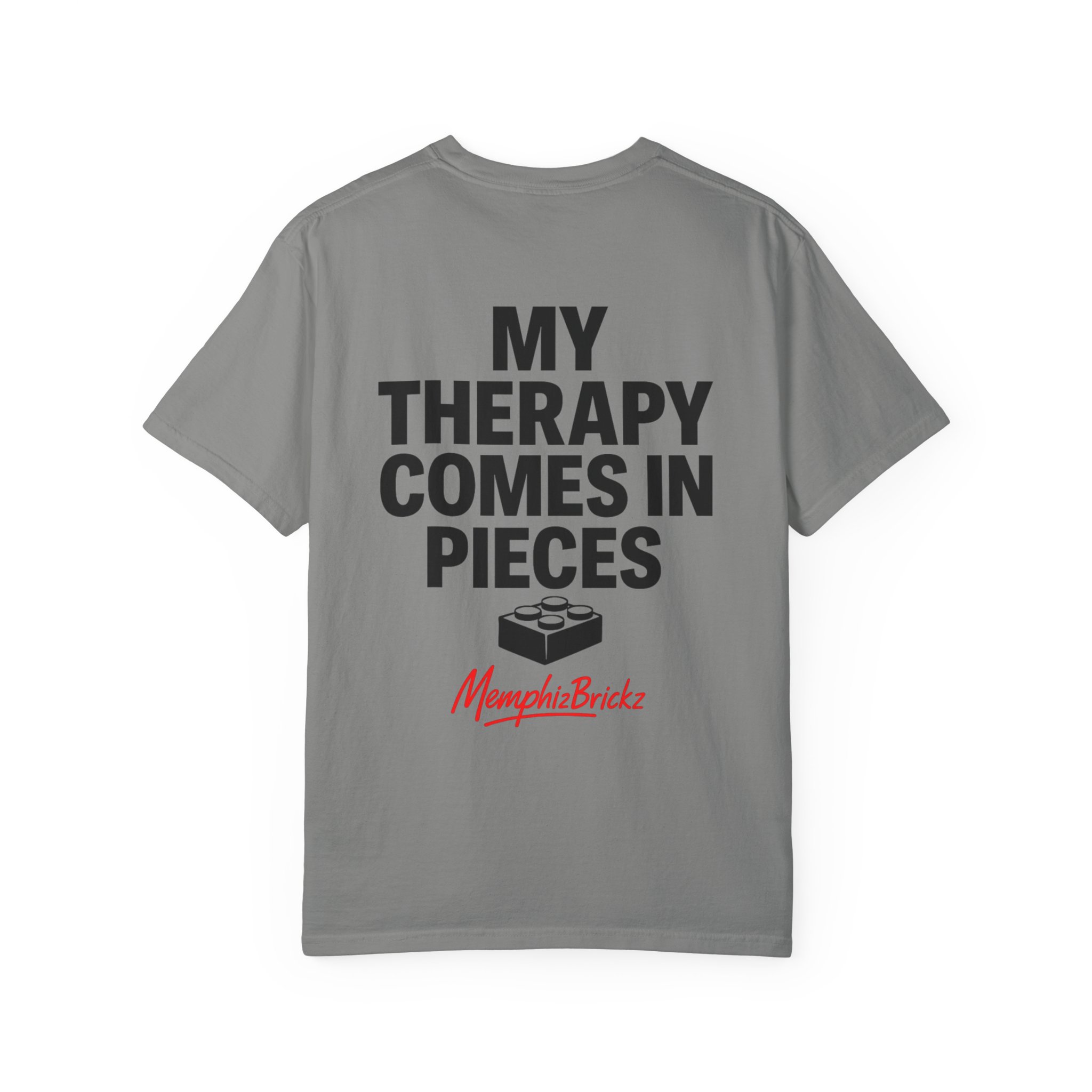 Brick Therapy T-Shirt — “My Therapy Comes in Pieces” Lego Fan Tee - Image 56