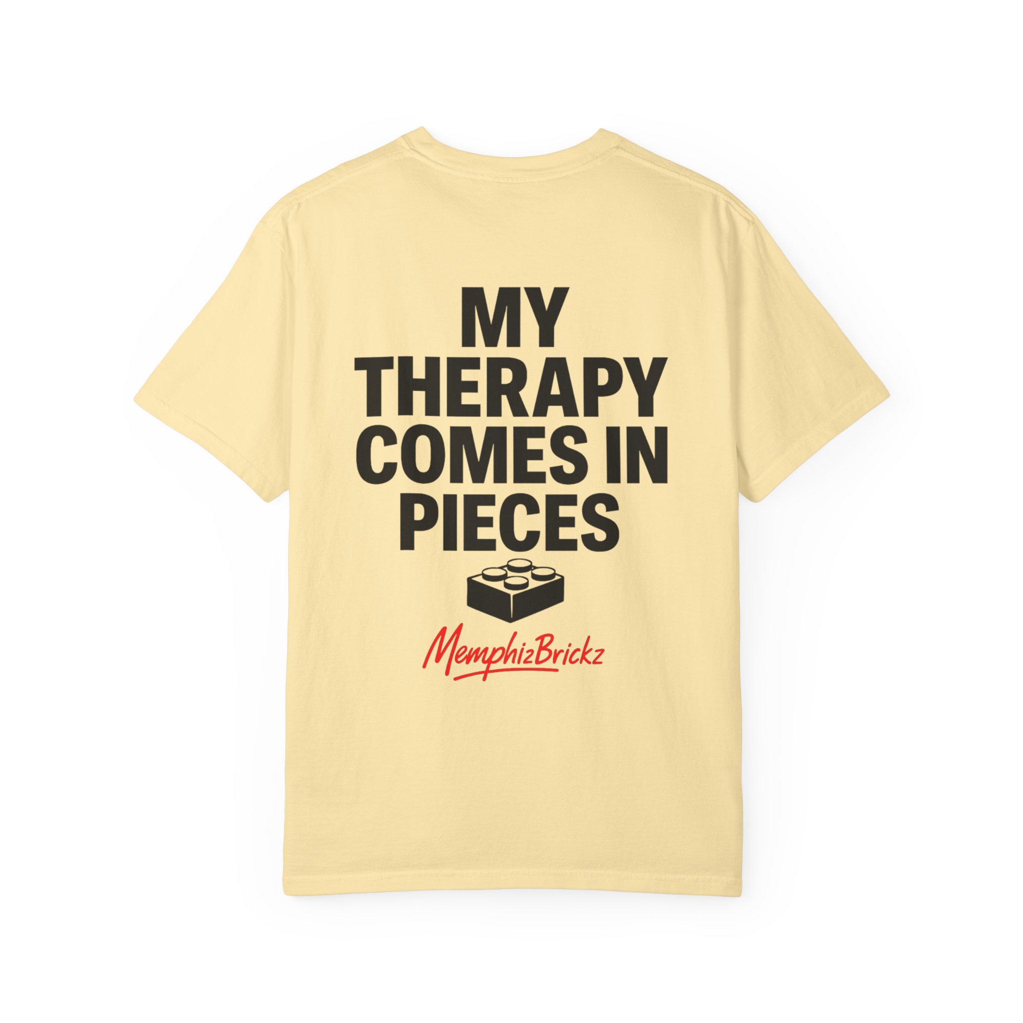 Brick Therapy T-Shirt — “My Therapy Comes in Pieces” Lego Fan Tee - Image 32