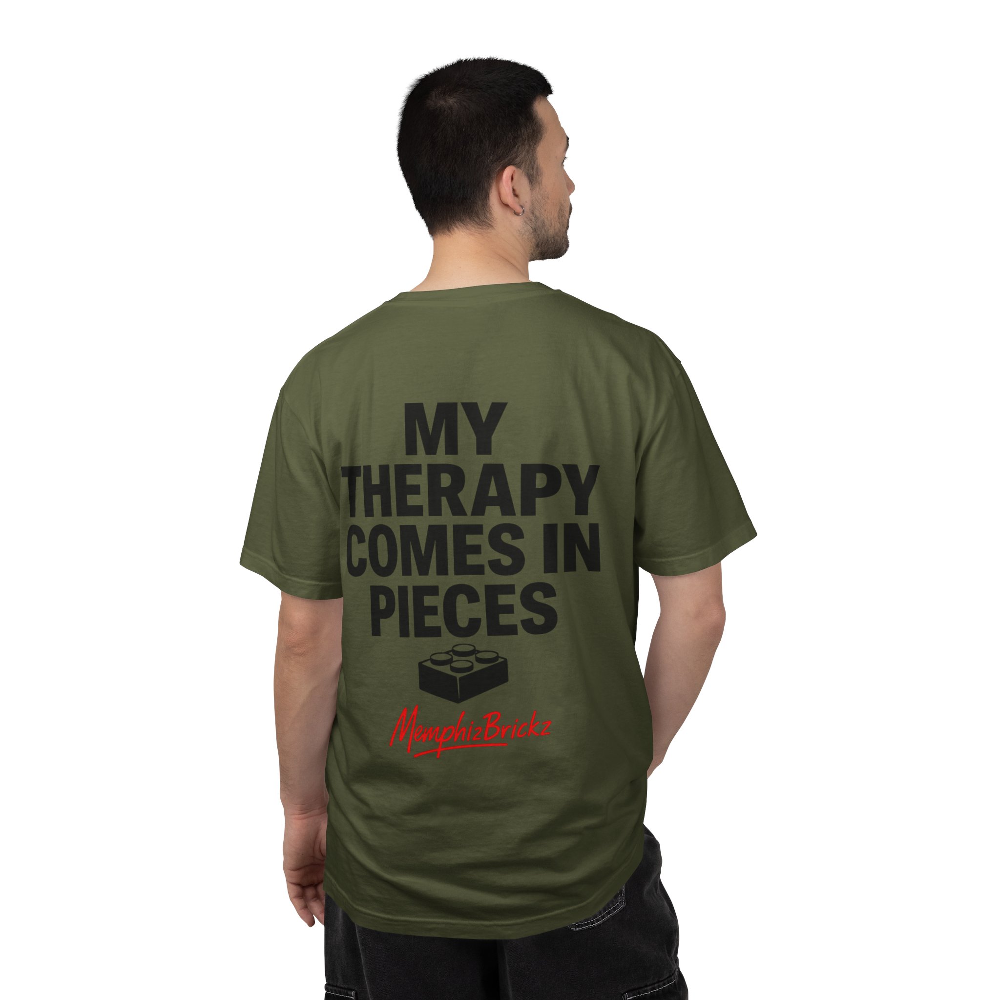 Brick Therapy T-Shirt — “My Therapy Comes in Pieces” Lego Fan Tee - Image 22