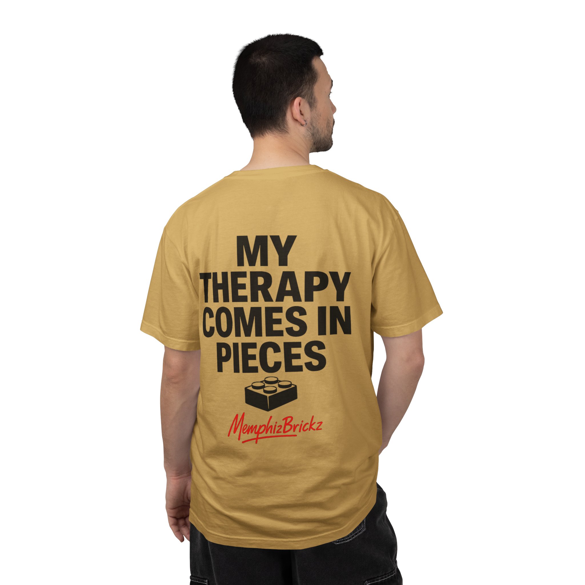 Brick Therapy T-Shirt — “My Therapy Comes in Pieces” Lego Fan Tee - Image 12