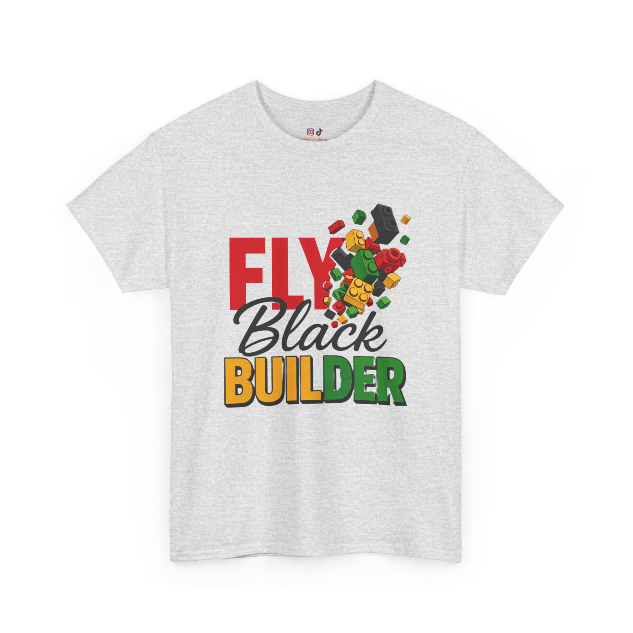 Fly Black Builder Black History Edition T-Shirt - Image 6