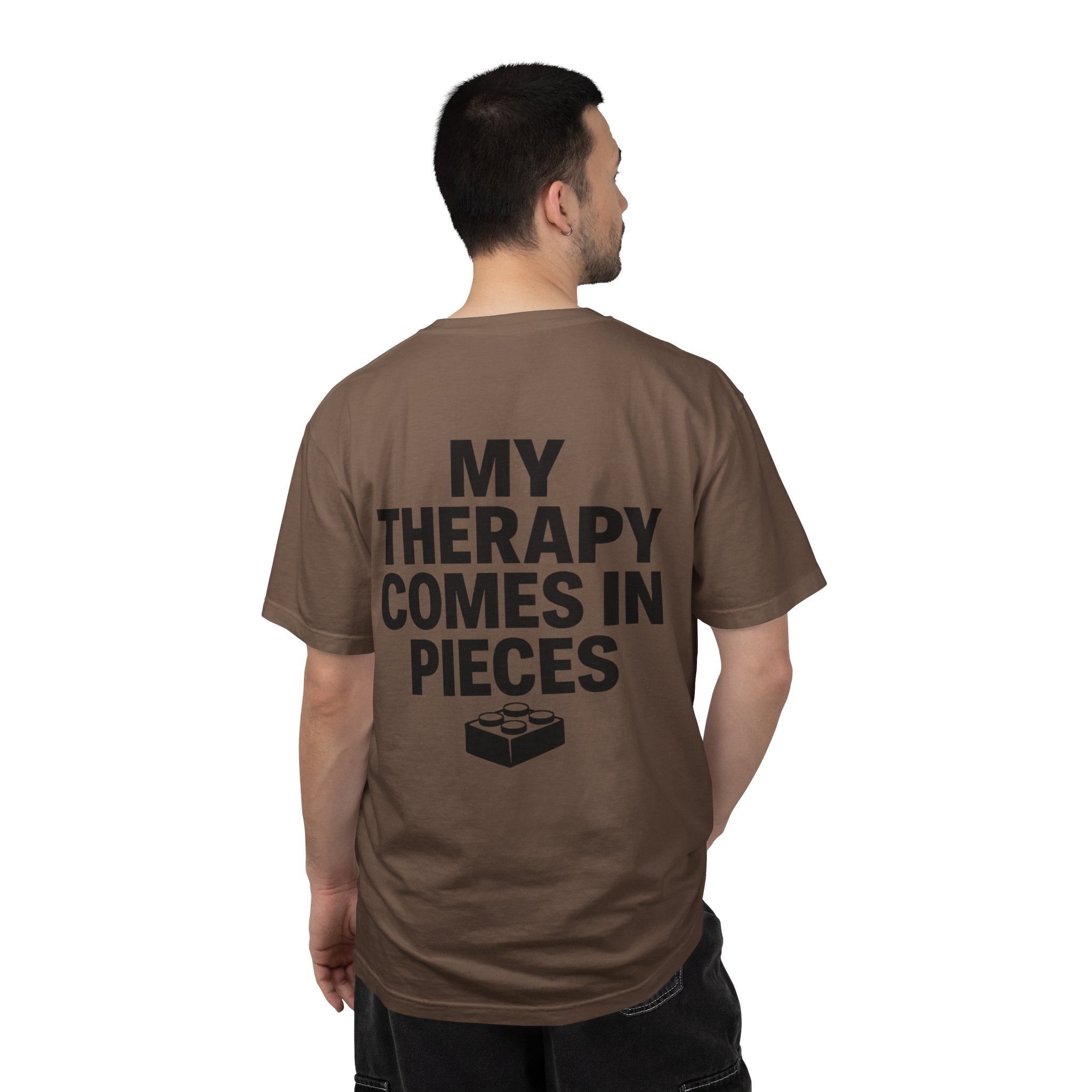 Brick Therapy T-Shirt — “My Therapy Comes in Pieces” - Image 50