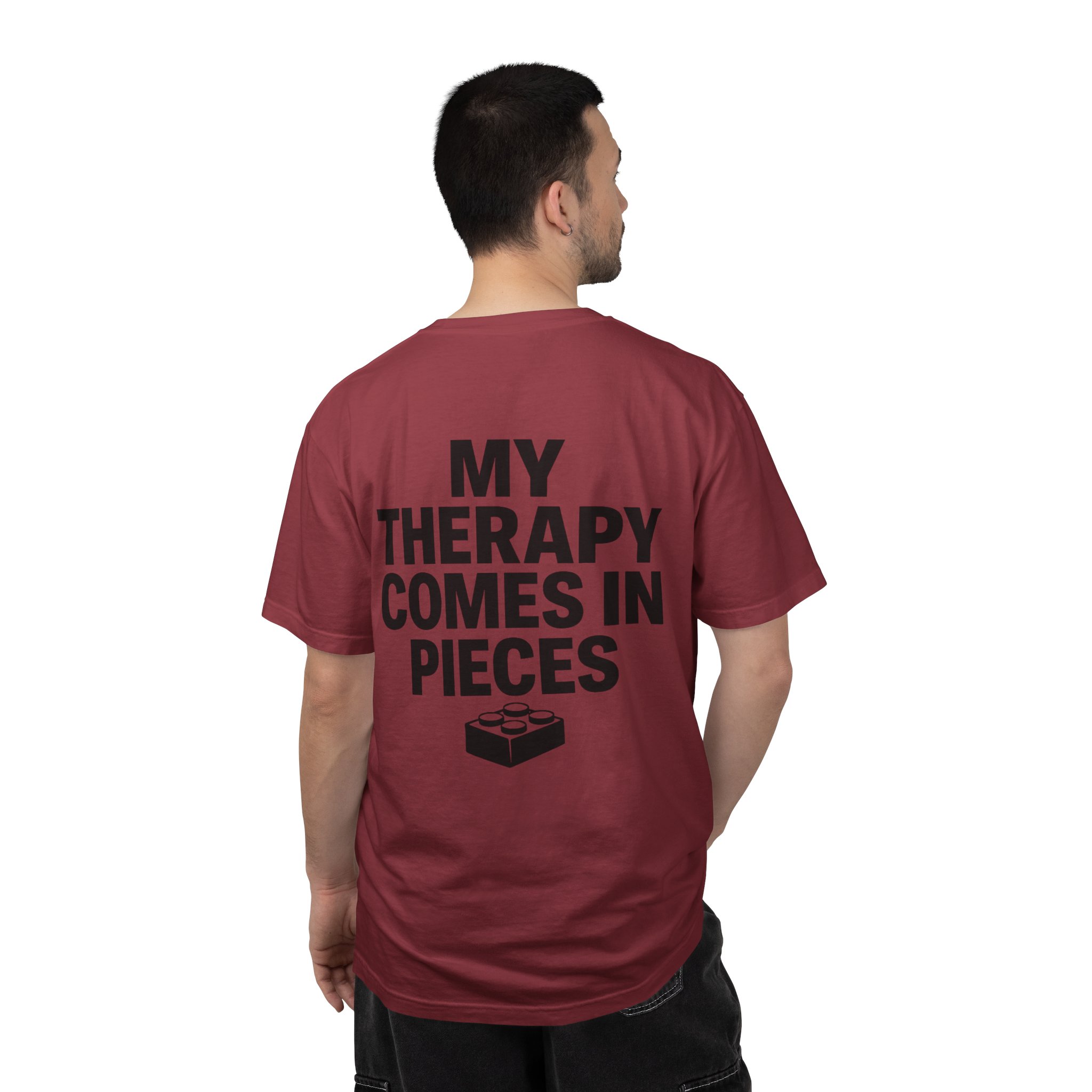 Brick Therapy T-Shirt — “My Therapy Comes in Pieces” - Image 30