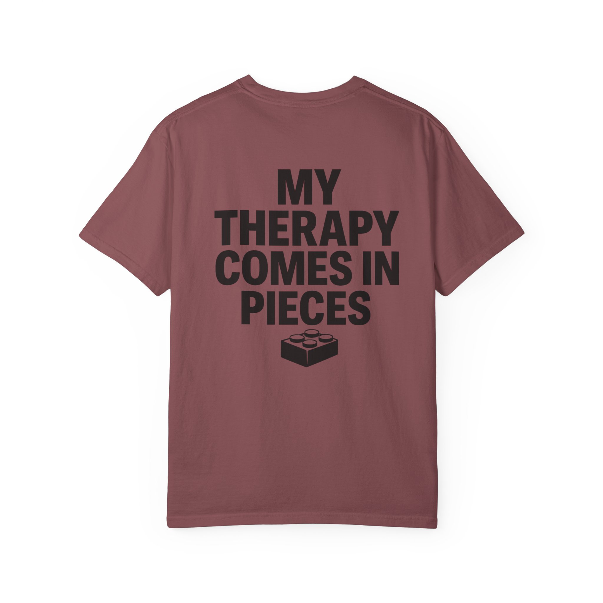 Brick Therapy T-Shirt — “My Therapy Comes in Pieces” - Image 17