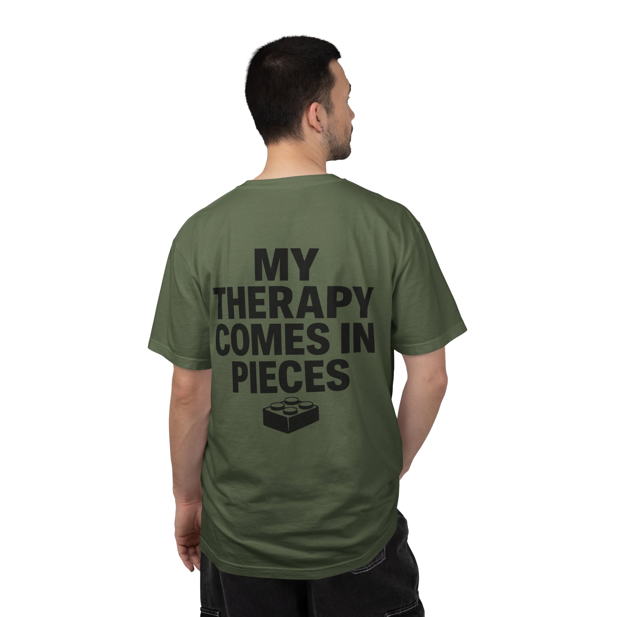 Brick Therapy T-Shirt — “My Therapy Comes in Pieces” - Image 25