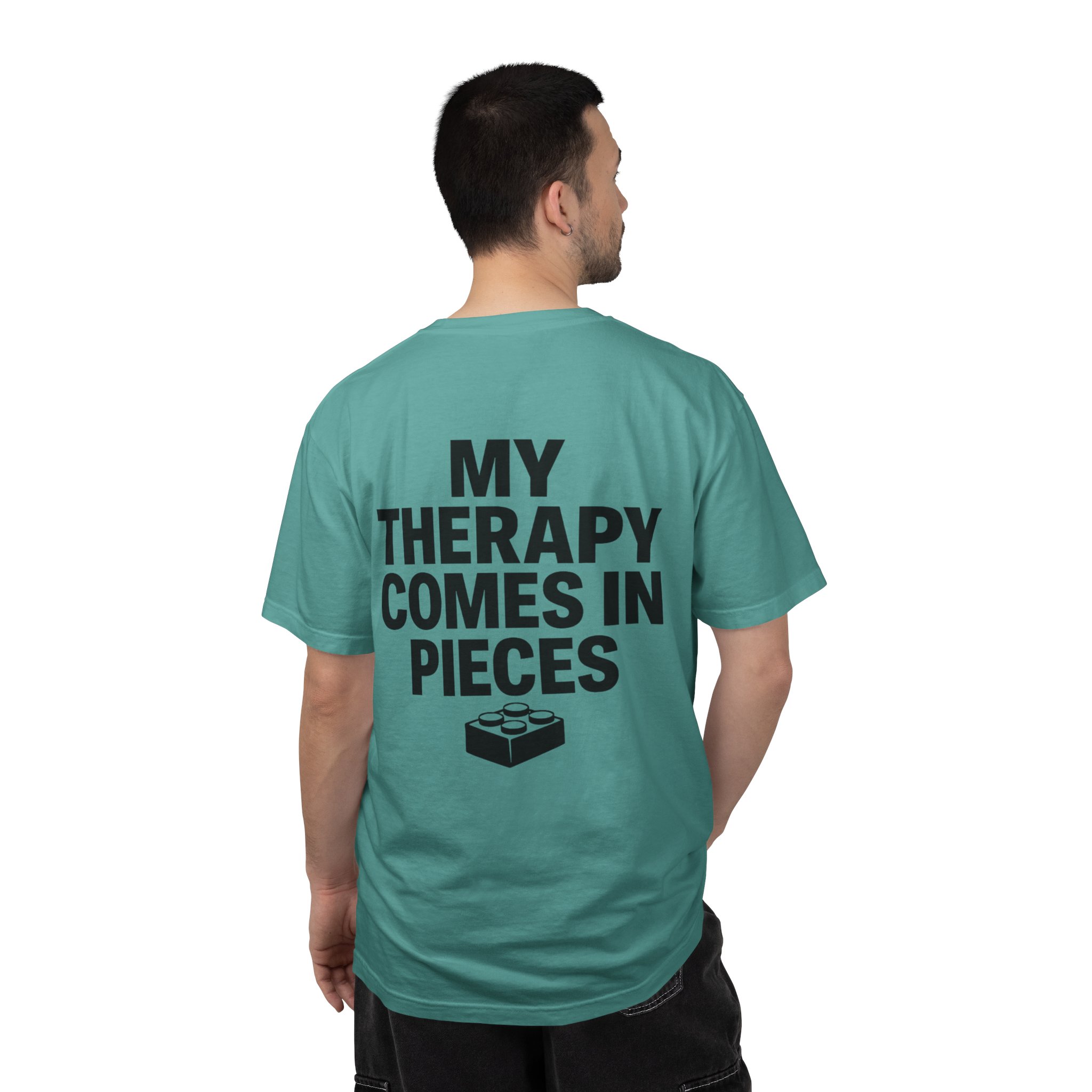 Brick Therapy T-Shirt — “My Therapy Comes in Pieces” - Image 60