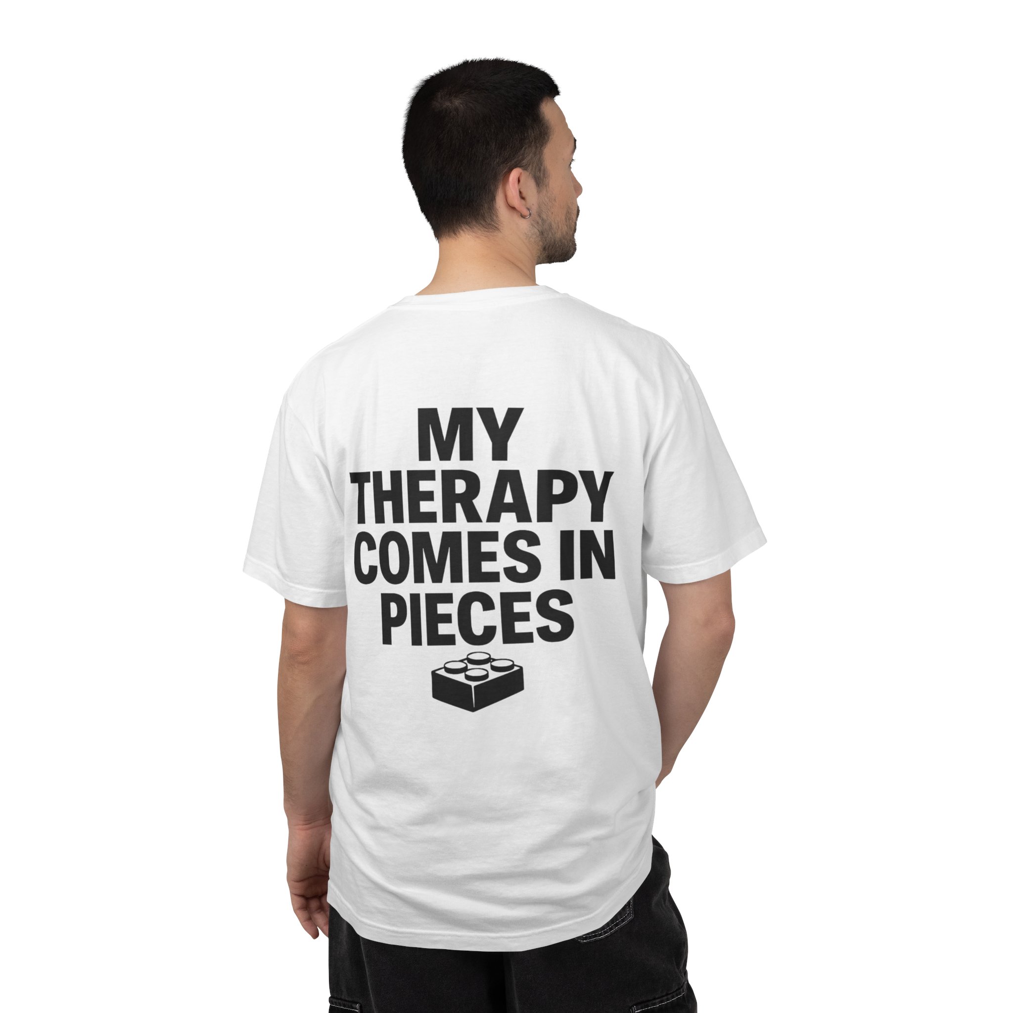 Brick Therapy T-Shirt — “My Therapy Comes in Pieces” - Image 5