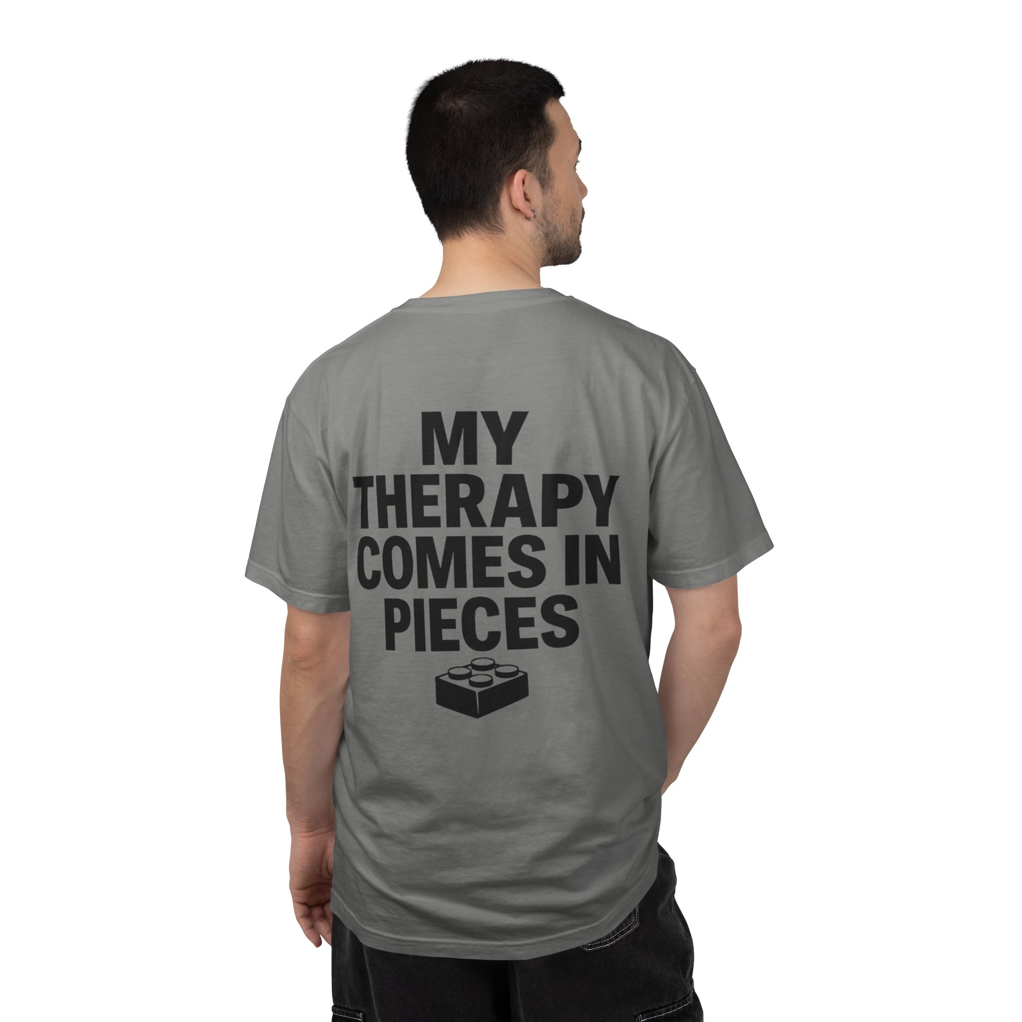Brick Therapy T-Shirt — “My Therapy Comes in Pieces” - Image 35
