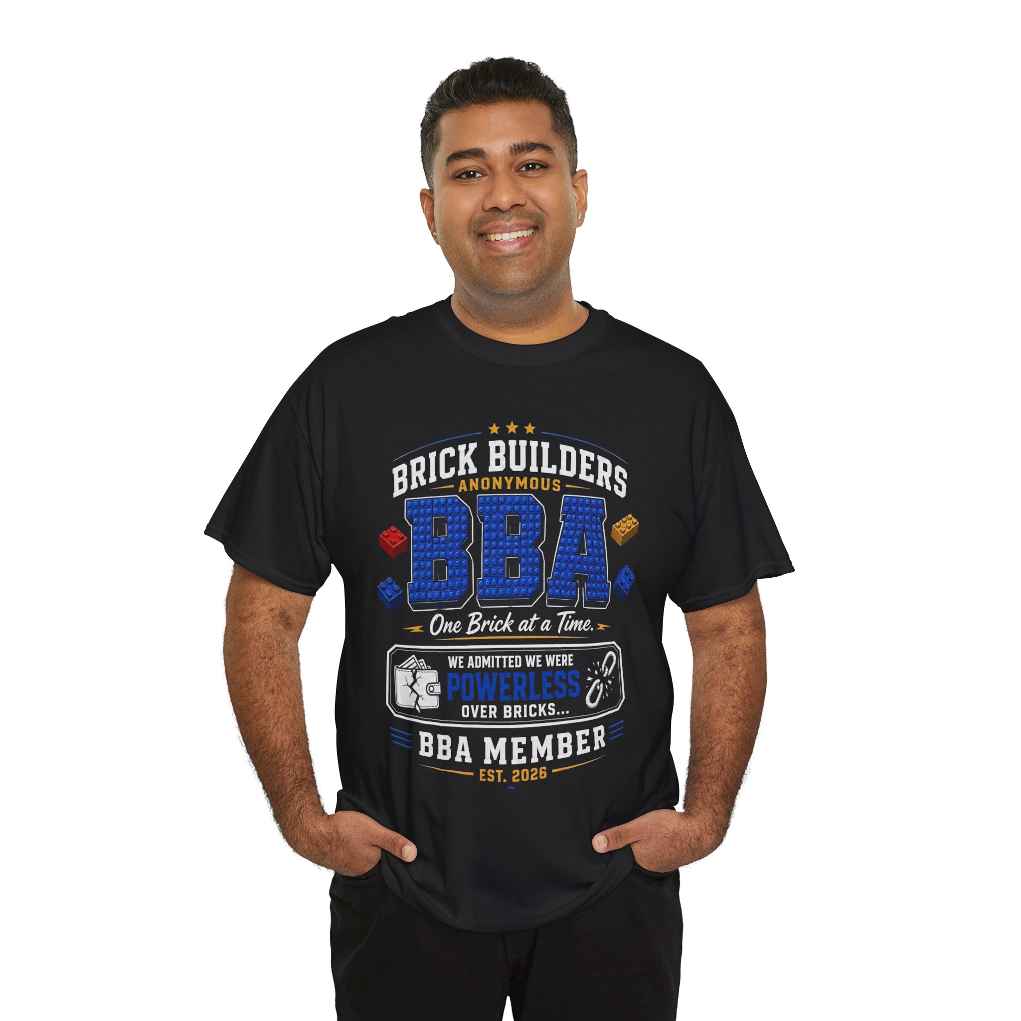 Brick Builders Anonymous (BBA) Tee - Image 4