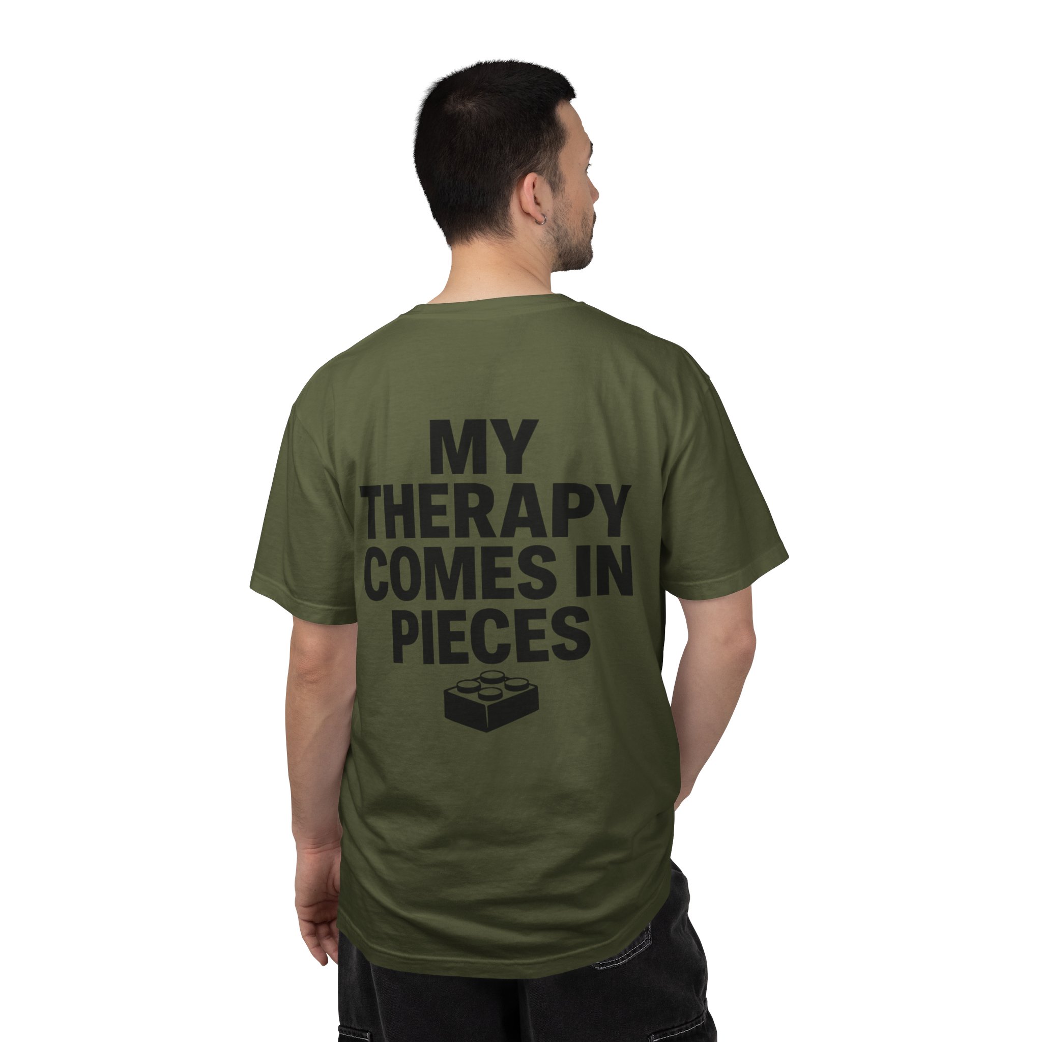 Brick Therapy T-Shirt — “My Therapy Comes in Pieces” - Image 55
