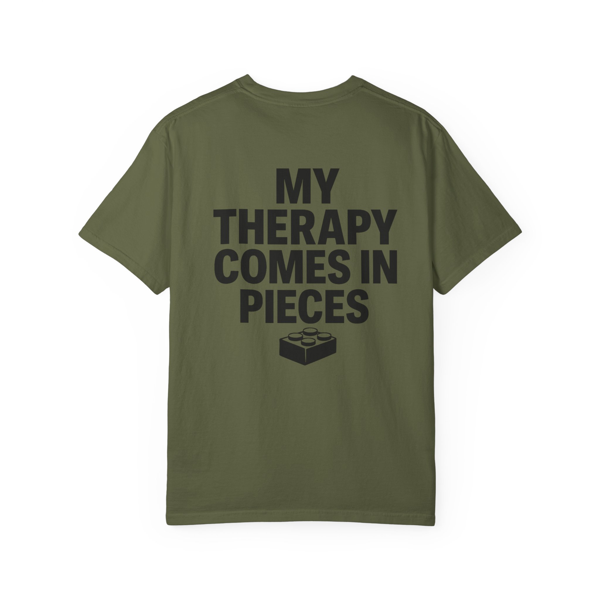 Brick Therapy T-Shirt — “My Therapy Comes in Pieces” - Image 52