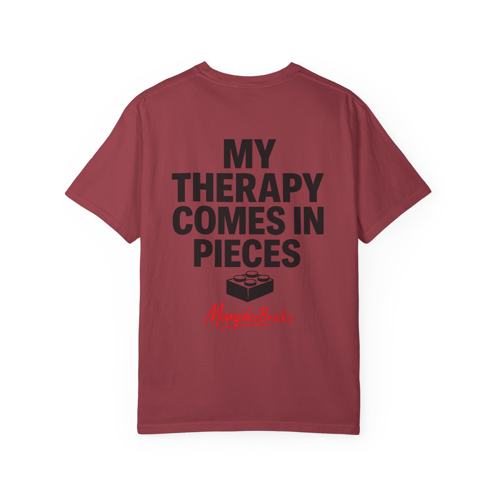 Brick Therapy T-Shirt — “My Therapy Comes in Pieces” - Image 27