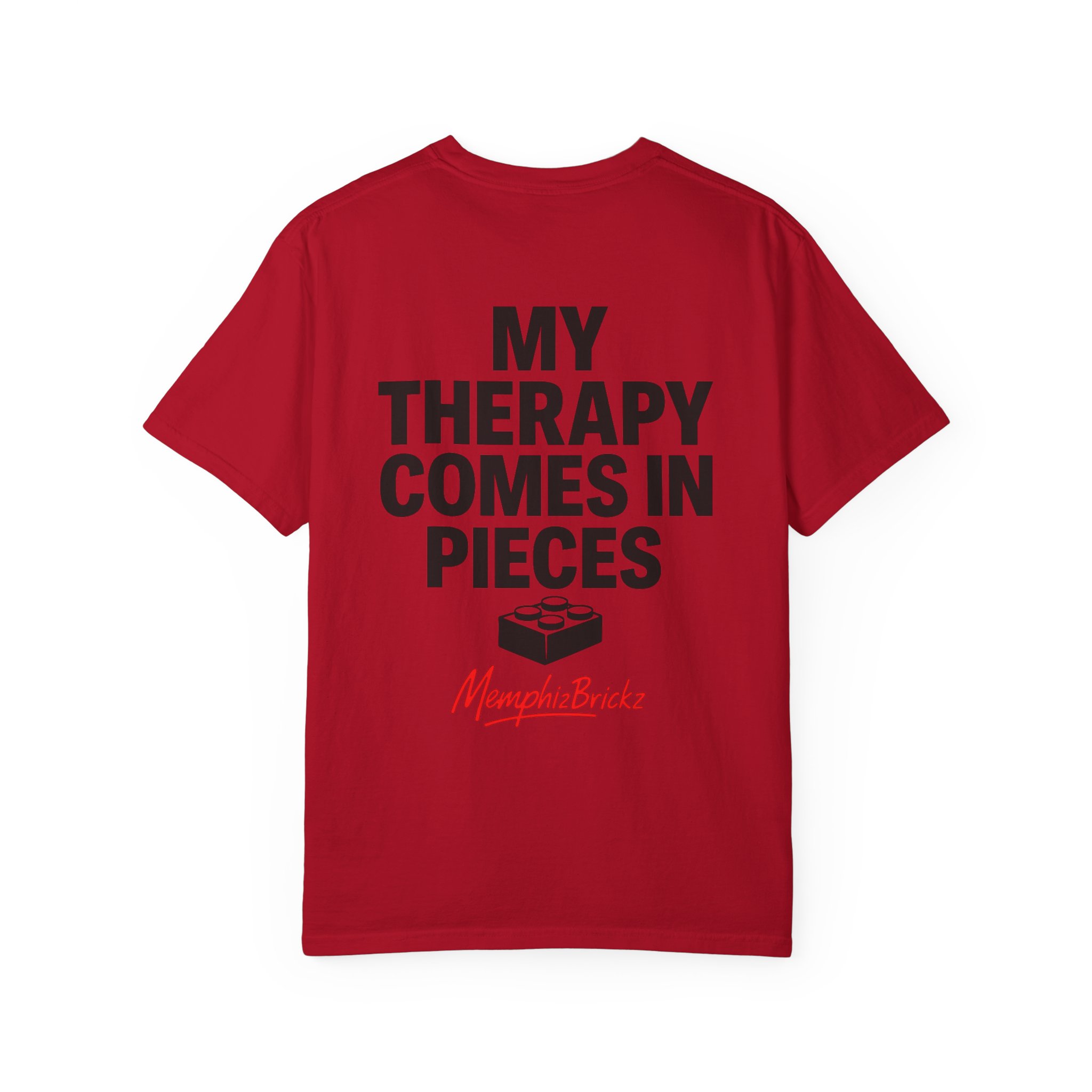 Brick Therapy T-Shirt — “My Therapy Comes in Pieces” - Image 37