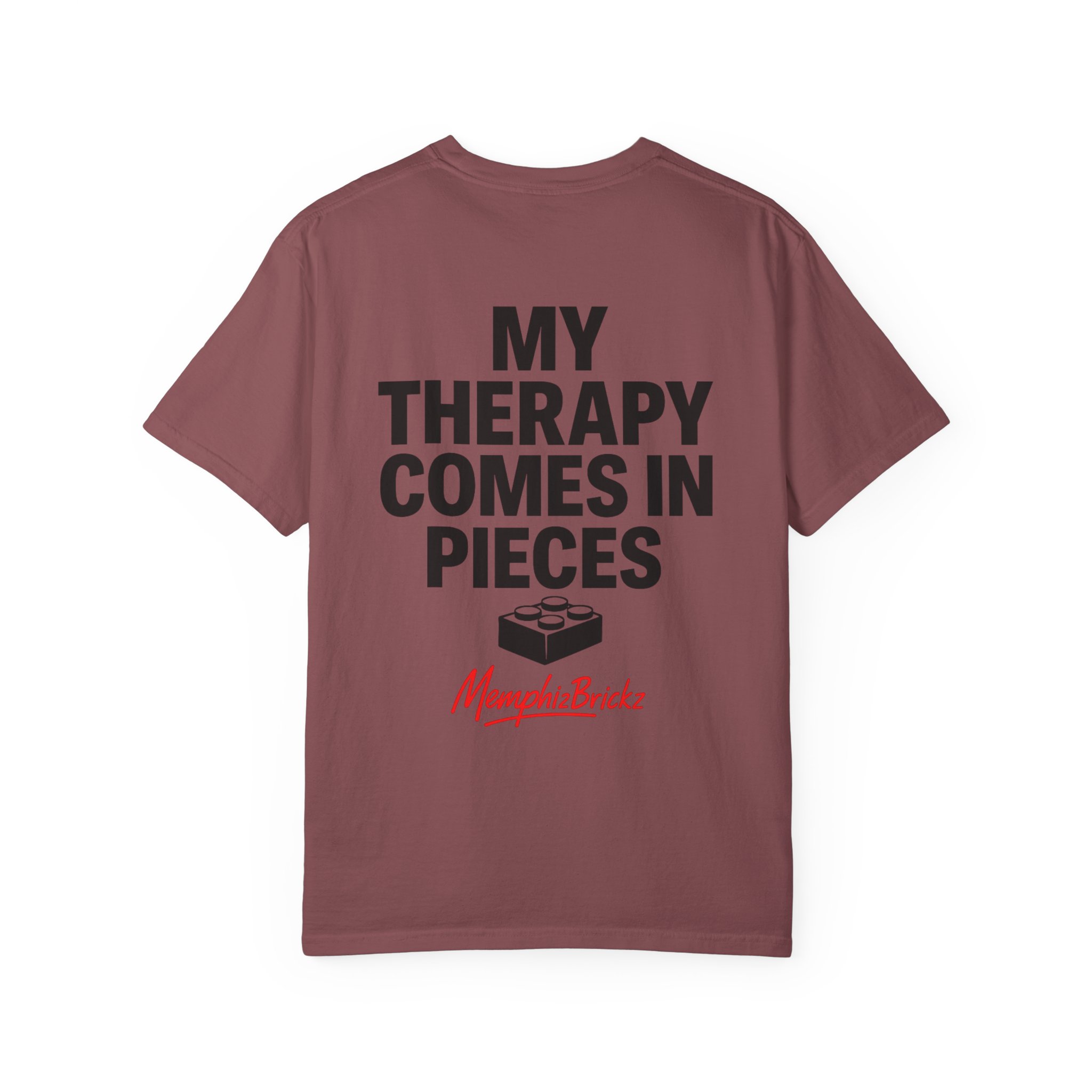 Brick Therapy T-Shirt — “My Therapy Comes in Pieces” - Image 17