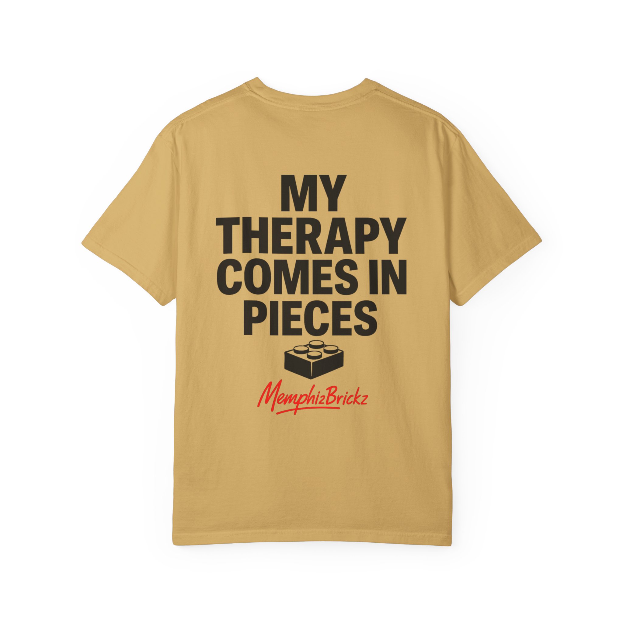 Brick Therapy T-Shirt — “My Therapy Comes in Pieces” - Image 12