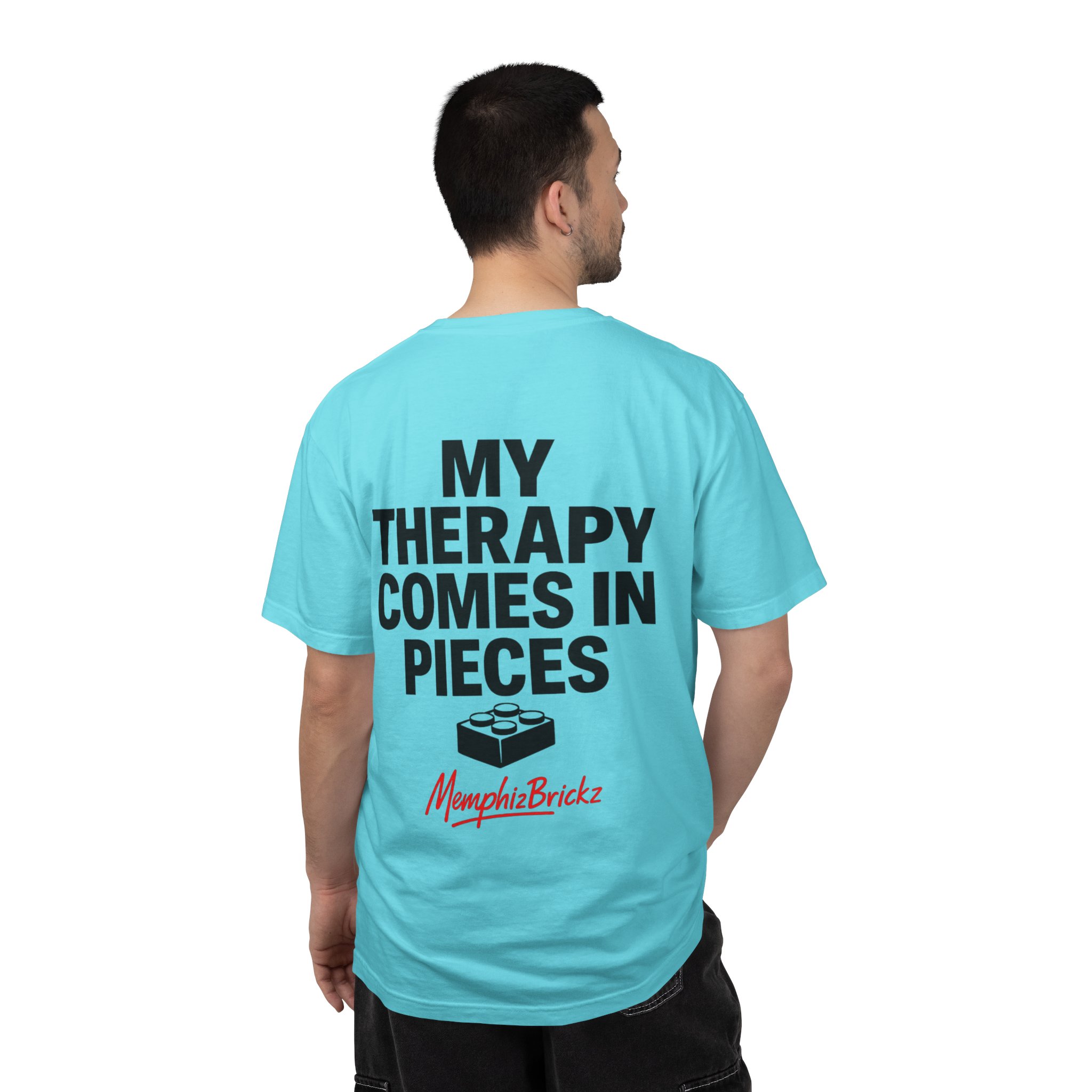 Brick Therapy T-Shirt — “My Therapy Comes in Pieces” - Image 65