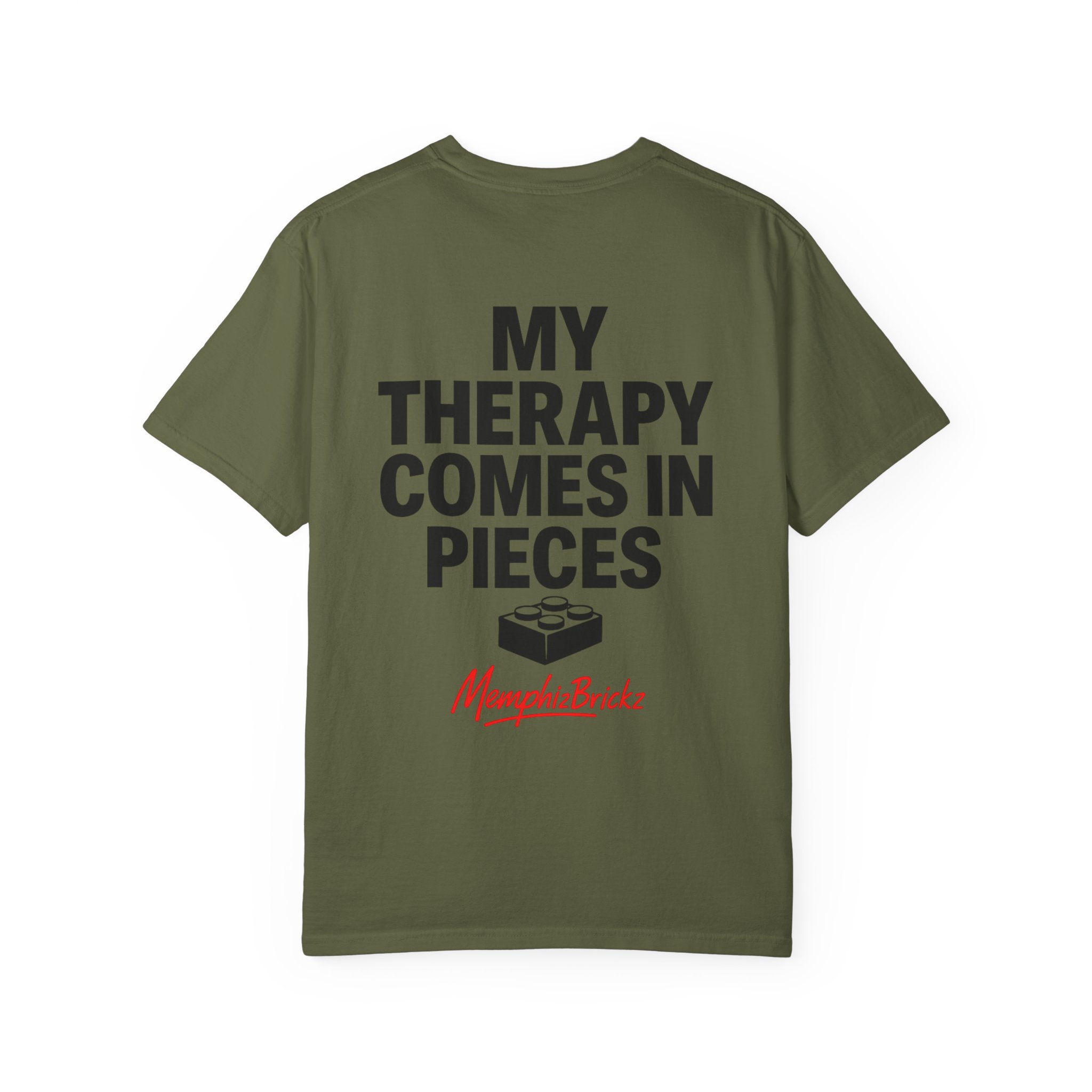Brick Therapy T-Shirt — “My Therapy Comes in Pieces” - Image 52
