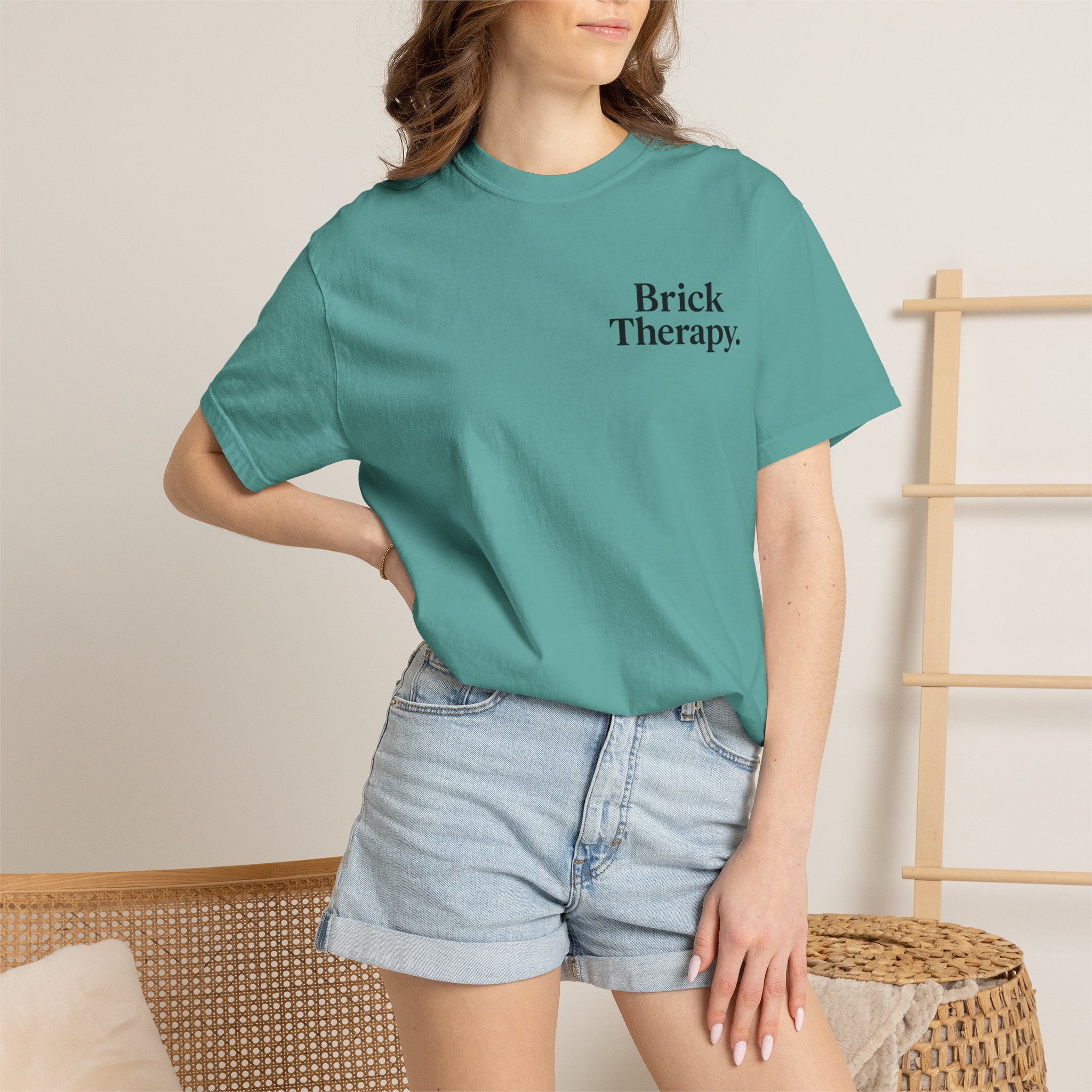 Brick Therapy T-Shirt — “My Therapy Comes in Pieces” - Image 59